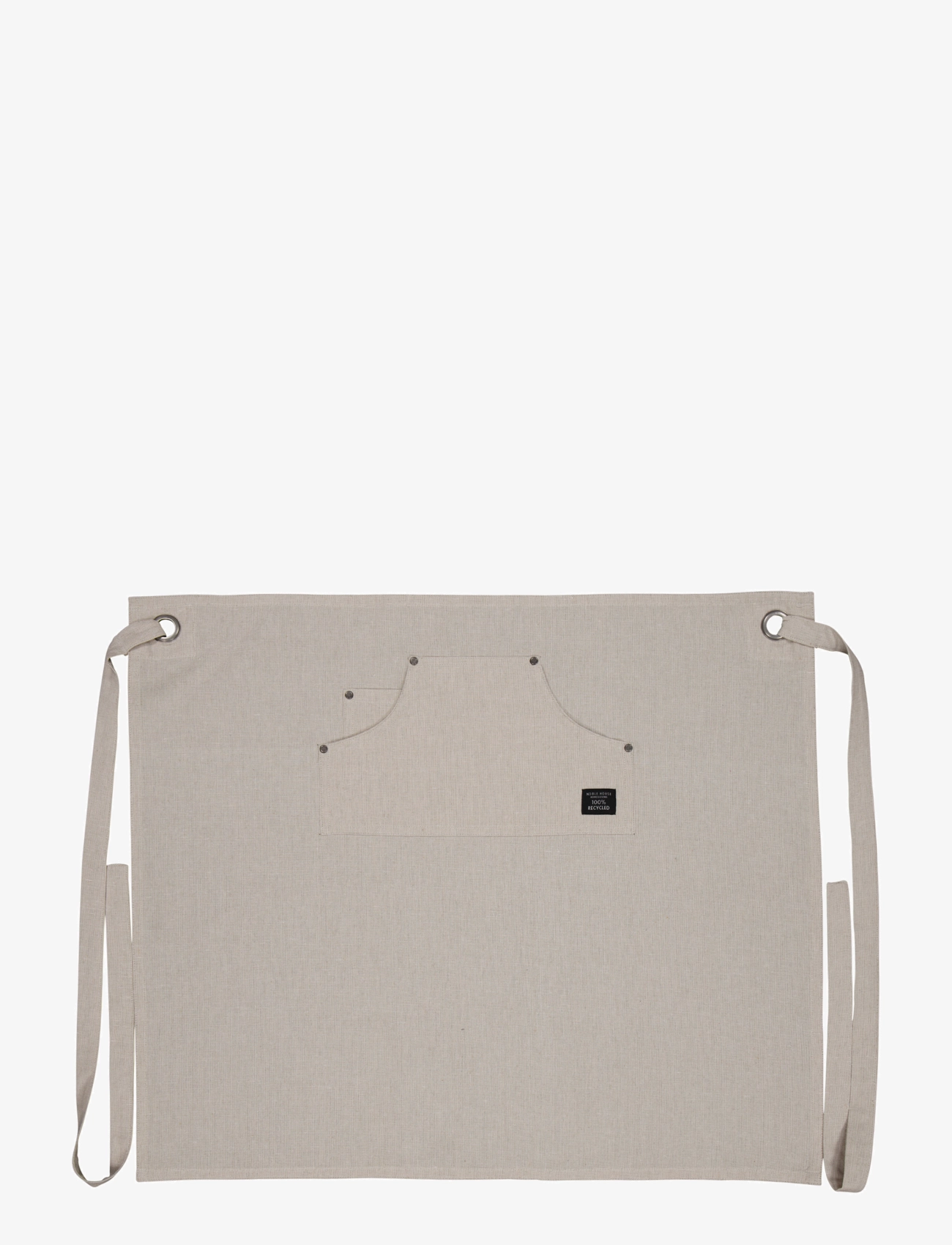 NOBLE HOUSE Midjeforklæde Ronja Recycled Beige - 65X75CM - Unisex