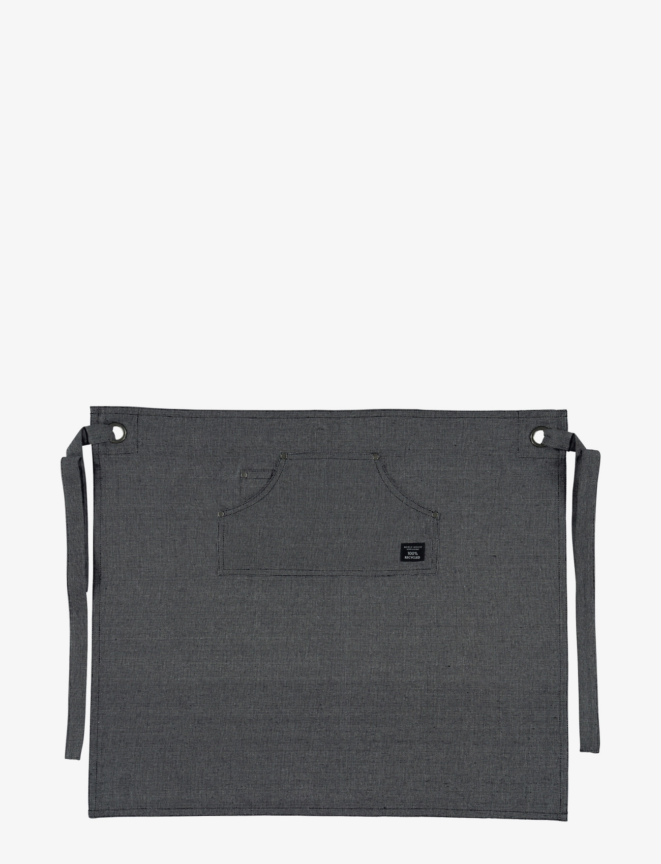 NOBLE HOUSE Midjeforklæde Ronja Recycled Grau - 65X75CMx1.5 - Unisex