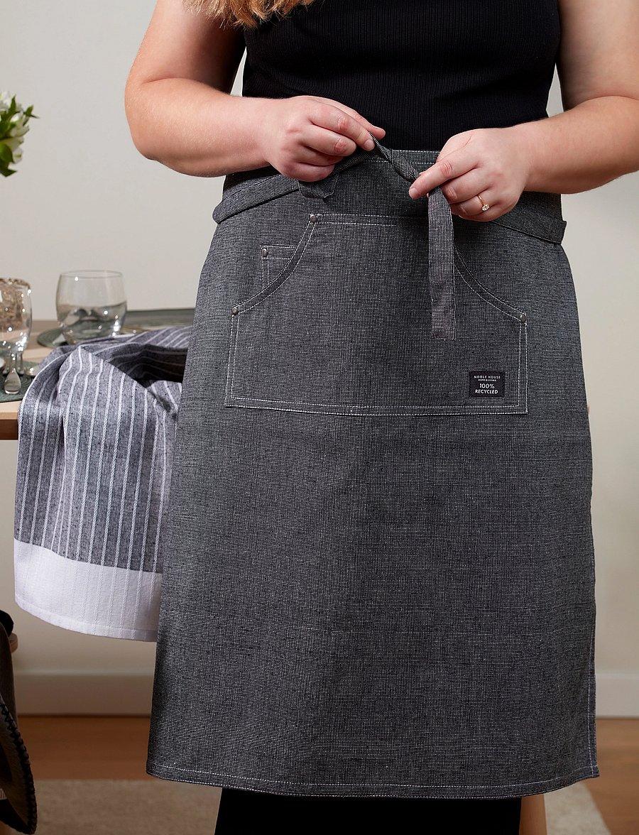 Noble House - WAIST APRON RONJA RECYCLED - schürzen - black - 0