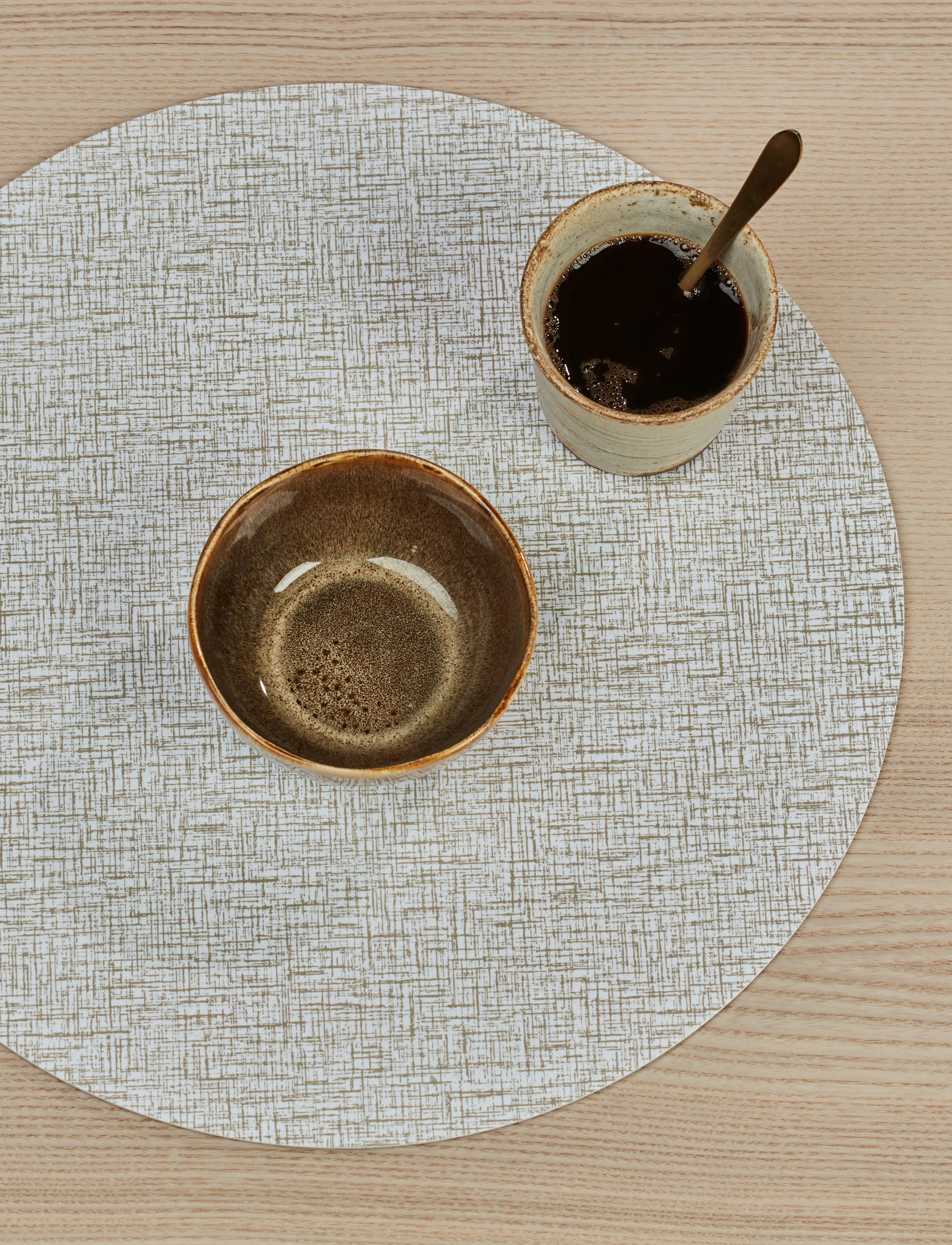 Noble House Bordstablett Eva Basic D.grå 38, 38X38 cm, Tableware, Beige - Placemats, Homeware