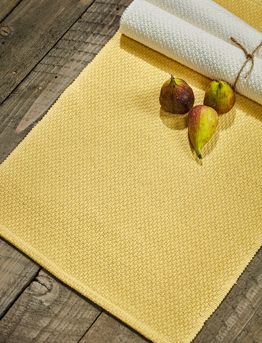 Noble House - PLACEMAT AMALIA 2-P - taldrikualused - yellow - 0