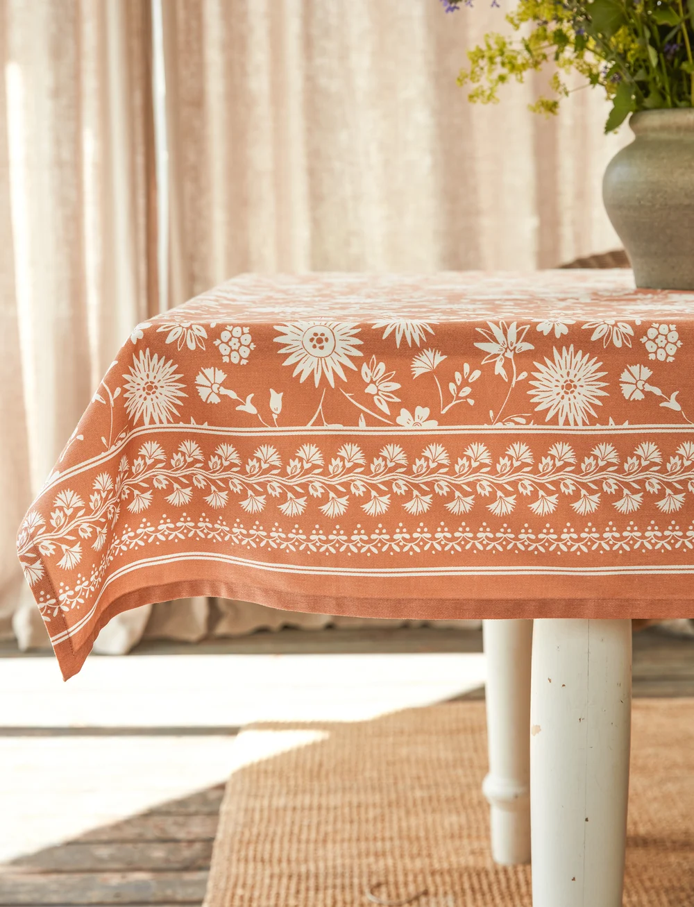 Noble House - DUK EVELINA APRIKOS 140x180 - köp efter pris - peach - 1