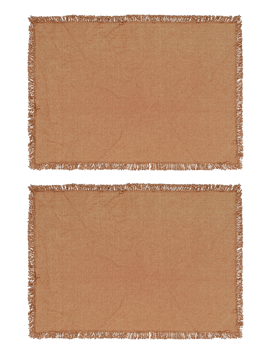 Noble House - PLACE MAT ANDERS 2-P - platzdeckchen - peach - 1