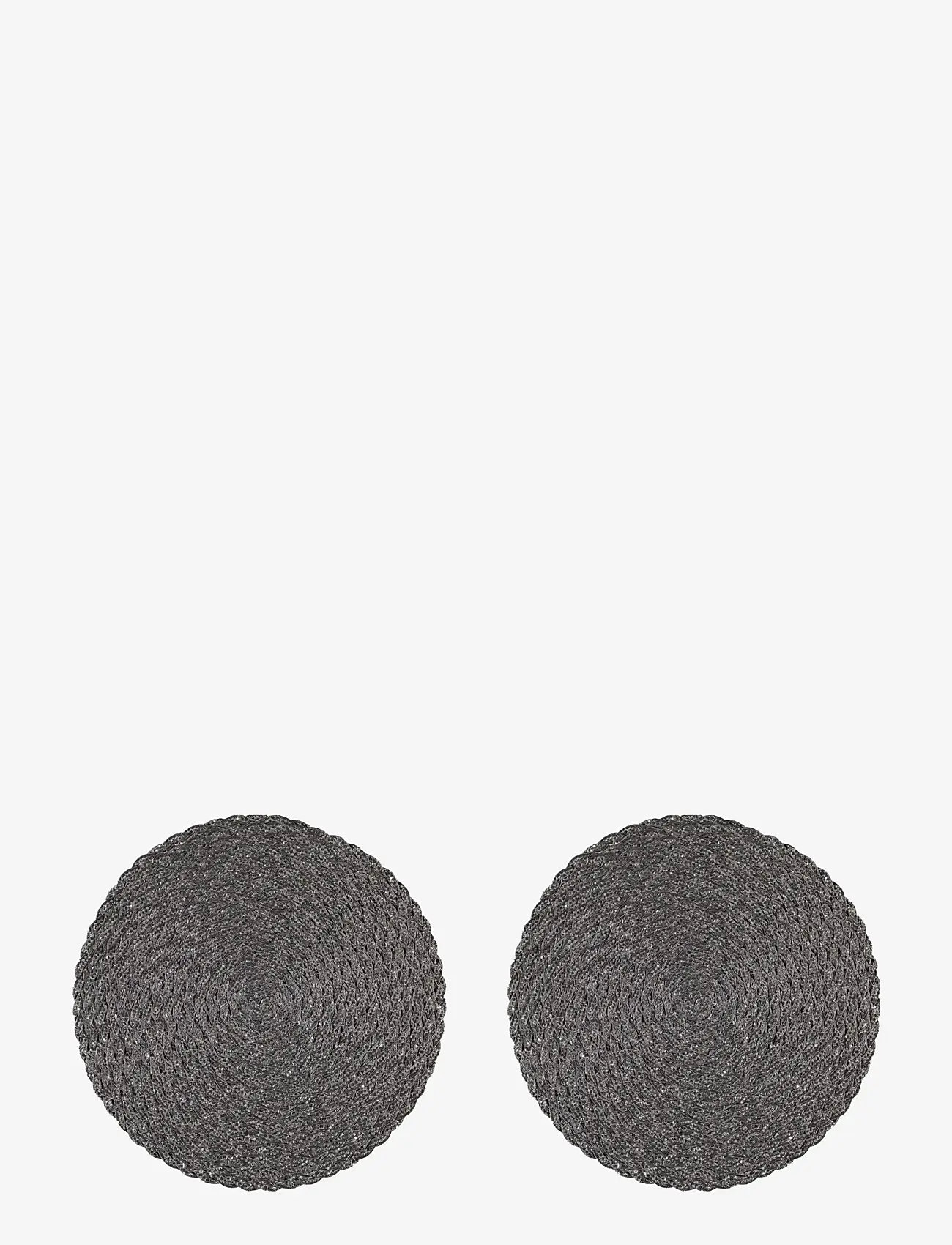Noble House - PLACE MAT TELLUS METALLIC 2-P - placemats - grey - 1