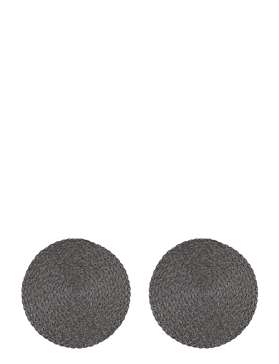 Noble House - PLACE MAT TELLUS METALLIC 2-P - platzdeckchen - grey - 1