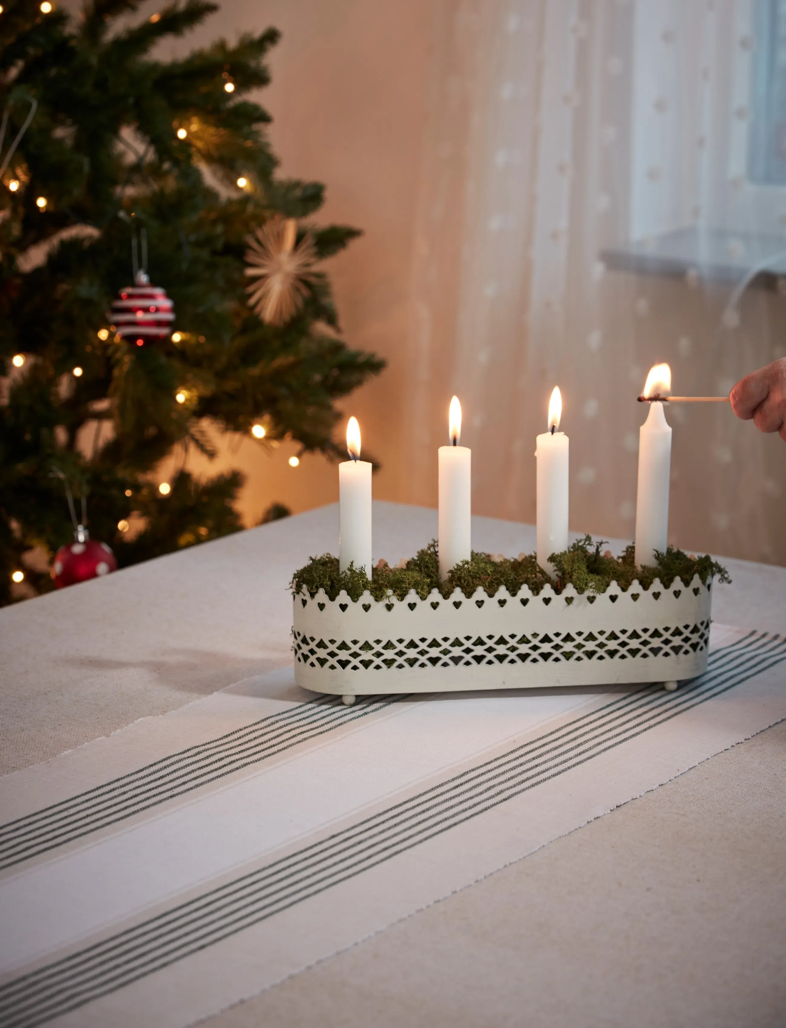 Noble House Duk Ronja Beige 140X240, 140X240 cm, Kitchen Textiles, - Tablecloths & Table Runners, Homeware
