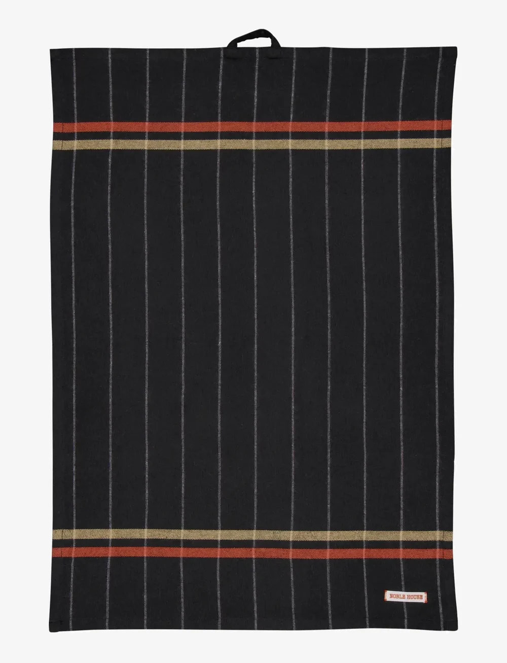 Noble House - KITCHEN TOWEL BEATA GRS - keittiöpyyhkeet - black - 0