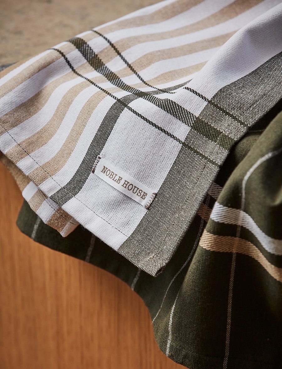 Noble House - KITCHEN TOWEL PENNY GRS - küchenhandtücher - white - 0