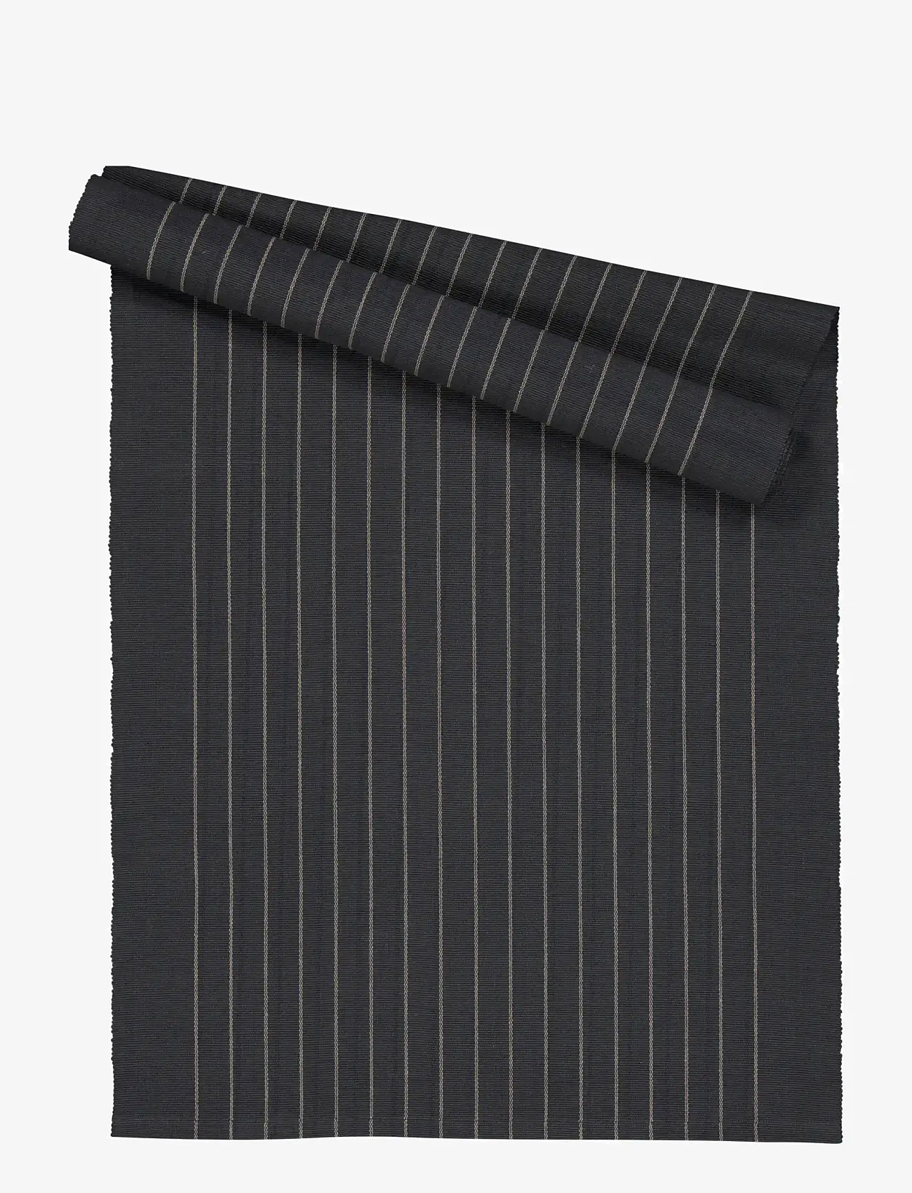 Noble House - RUNNER STRIPE 40 X140 CM - tablecloths & runners - d.grey - 1