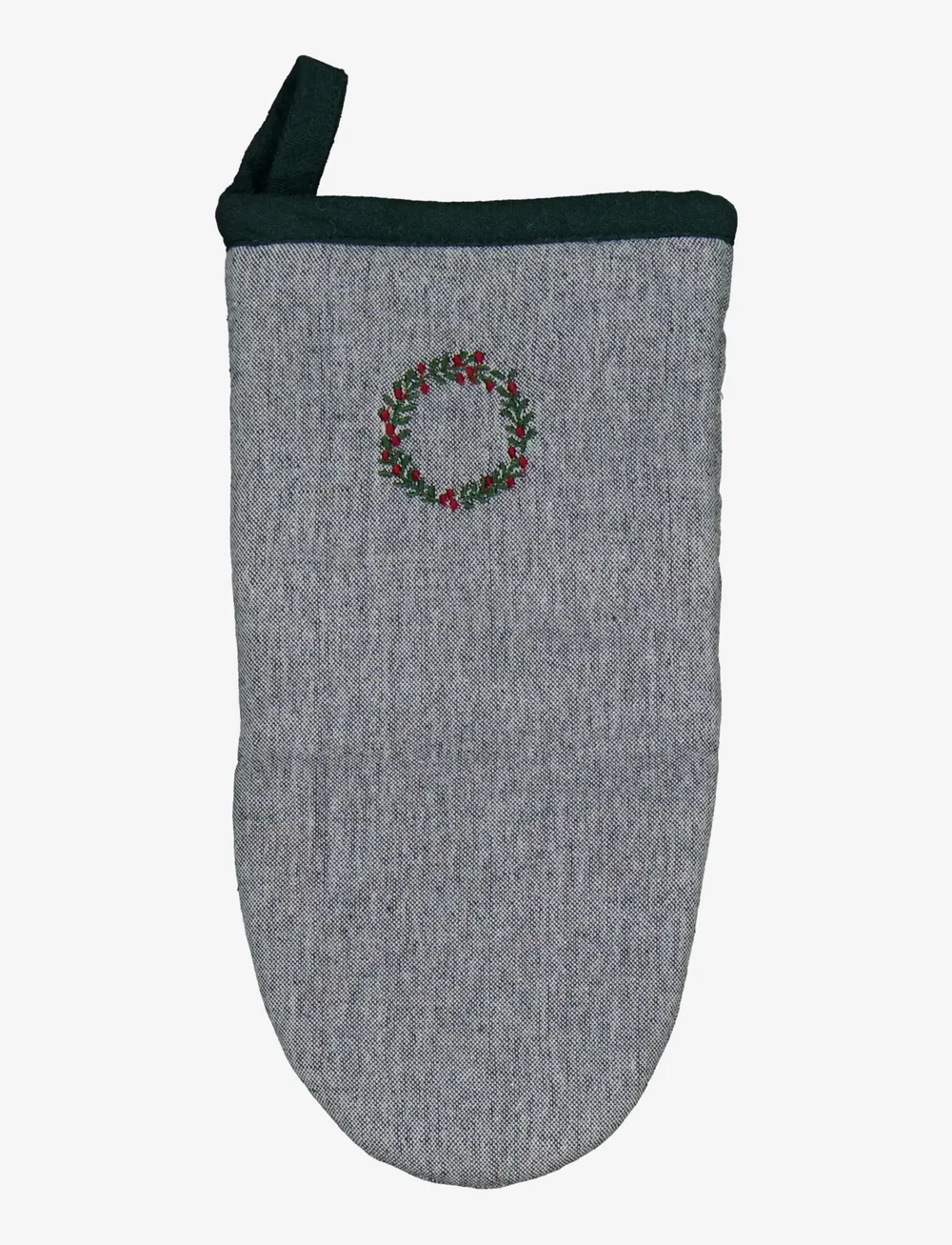 Noble House - OVEN GLOVE FROG GARLAND GRS - juletekstiler - green - 0