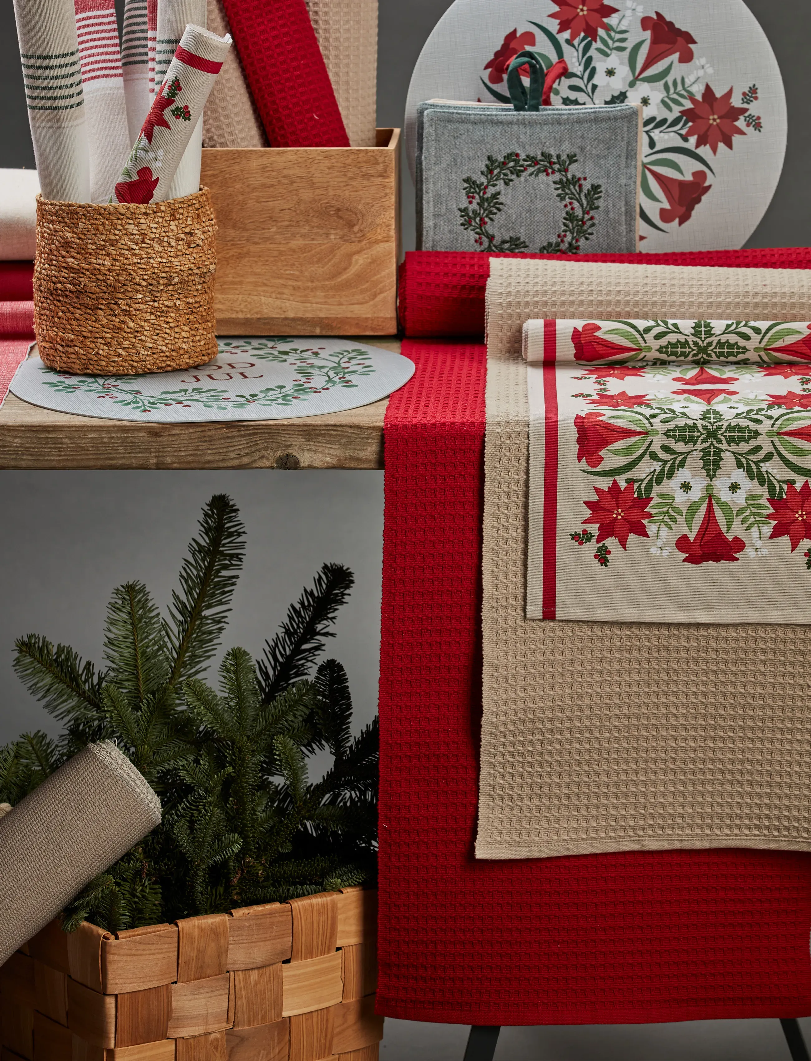 Noble House - LØBER KERSTIN BEIGE 40x140 - laveste priser - red - 1