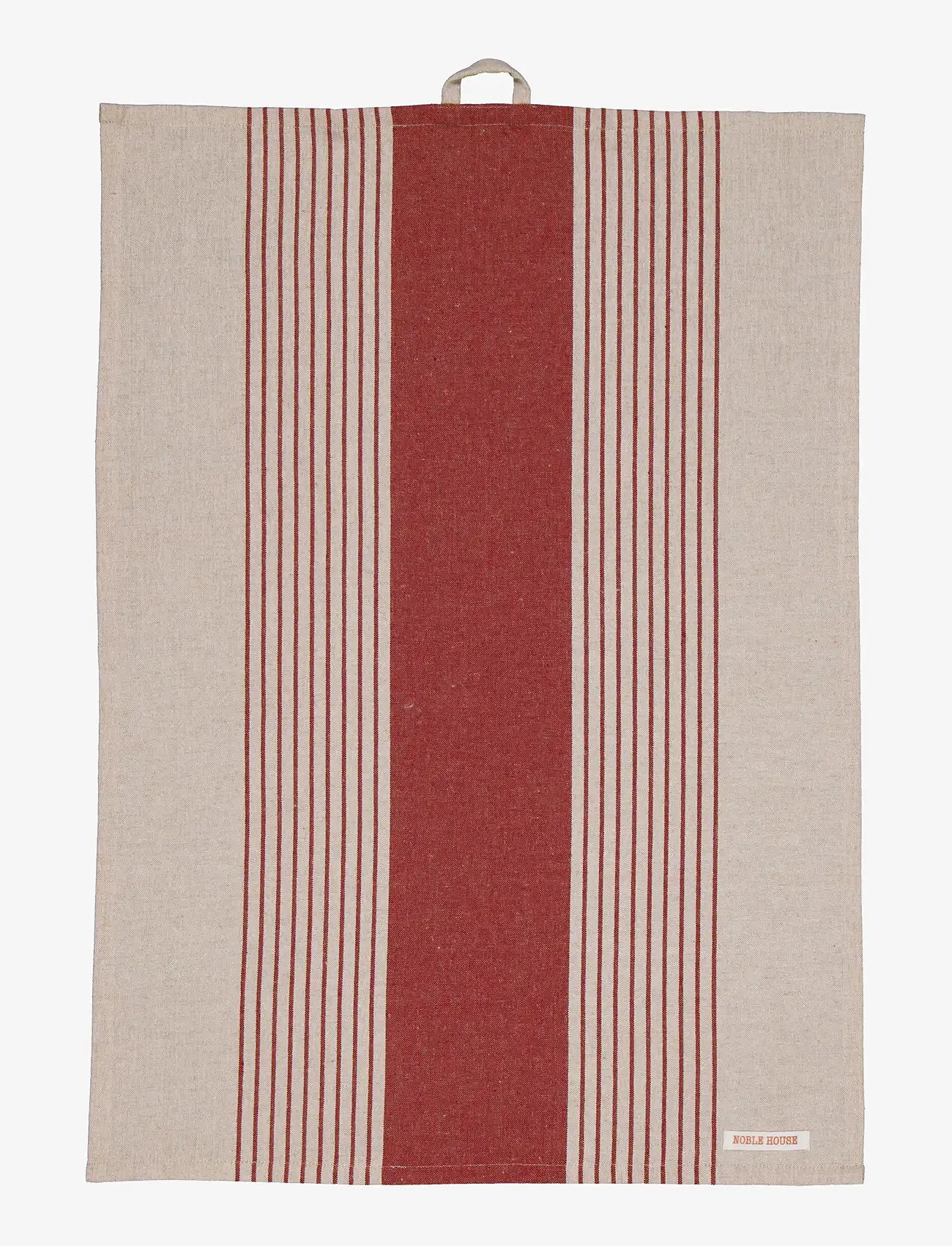Noble House KITCHEN TOWEL IDA GRS - Tea towels - BEIGE / red