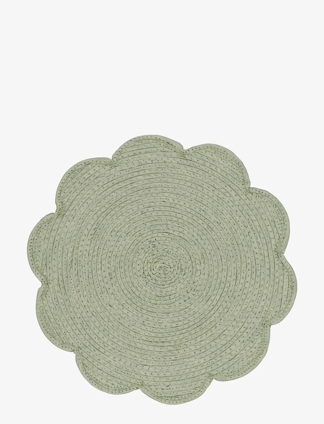 Noble House - TALLRIKSUNDERLÄGG FLOWER GRÖN 38X38 - bordstabletter - green - 0