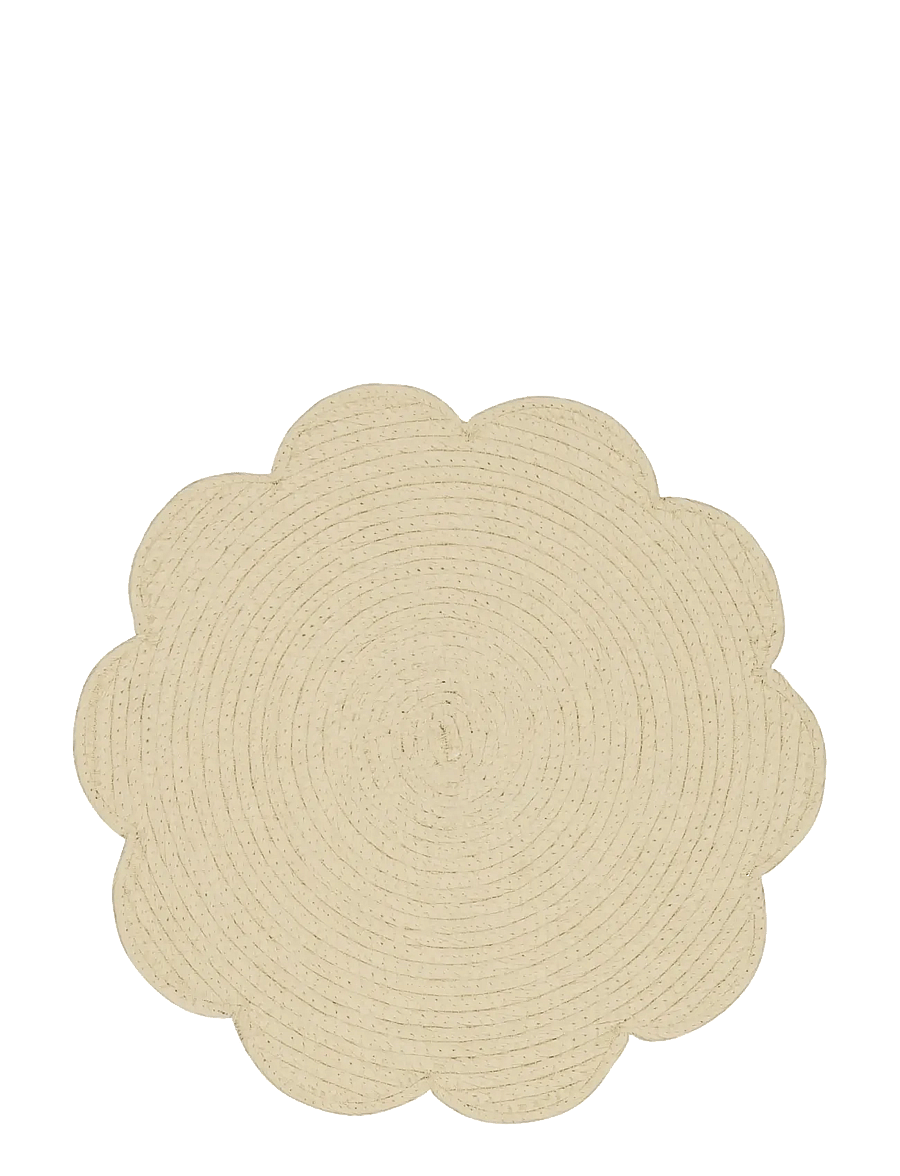 Noble House - PLACE MAT FLOWER - taldrikualused - l.beige - 1