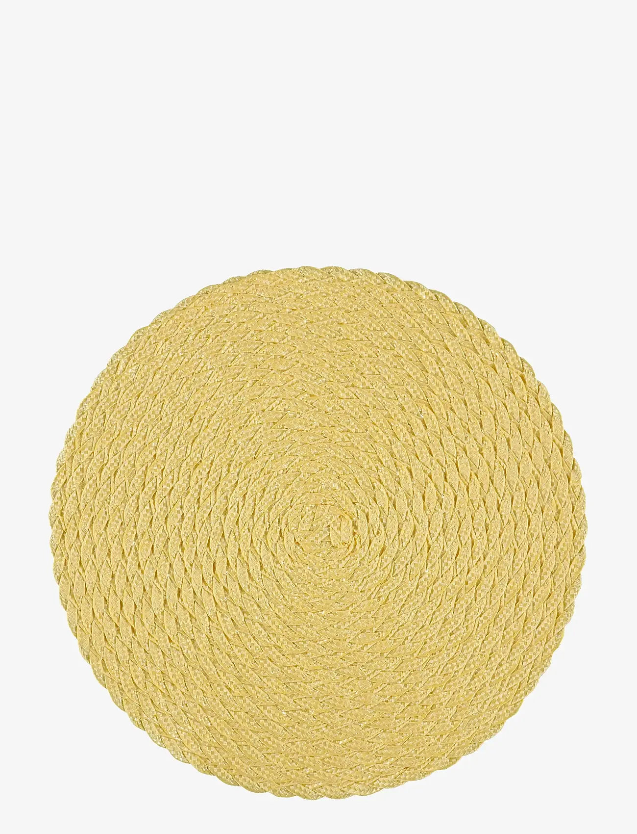 Noble House - TALLRIKSUNDERLÄGG TELLUS GUL 38X38 - placemats - yellow - 0