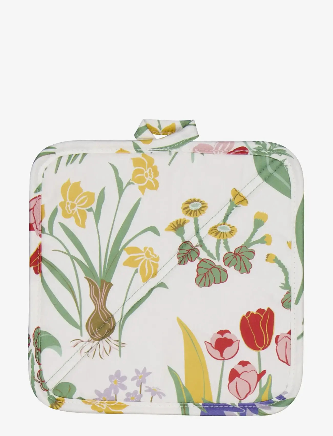 Noble House - PAN HOLDER SPRING FLOWER - grydelapper & ovnhandsker - white - 0