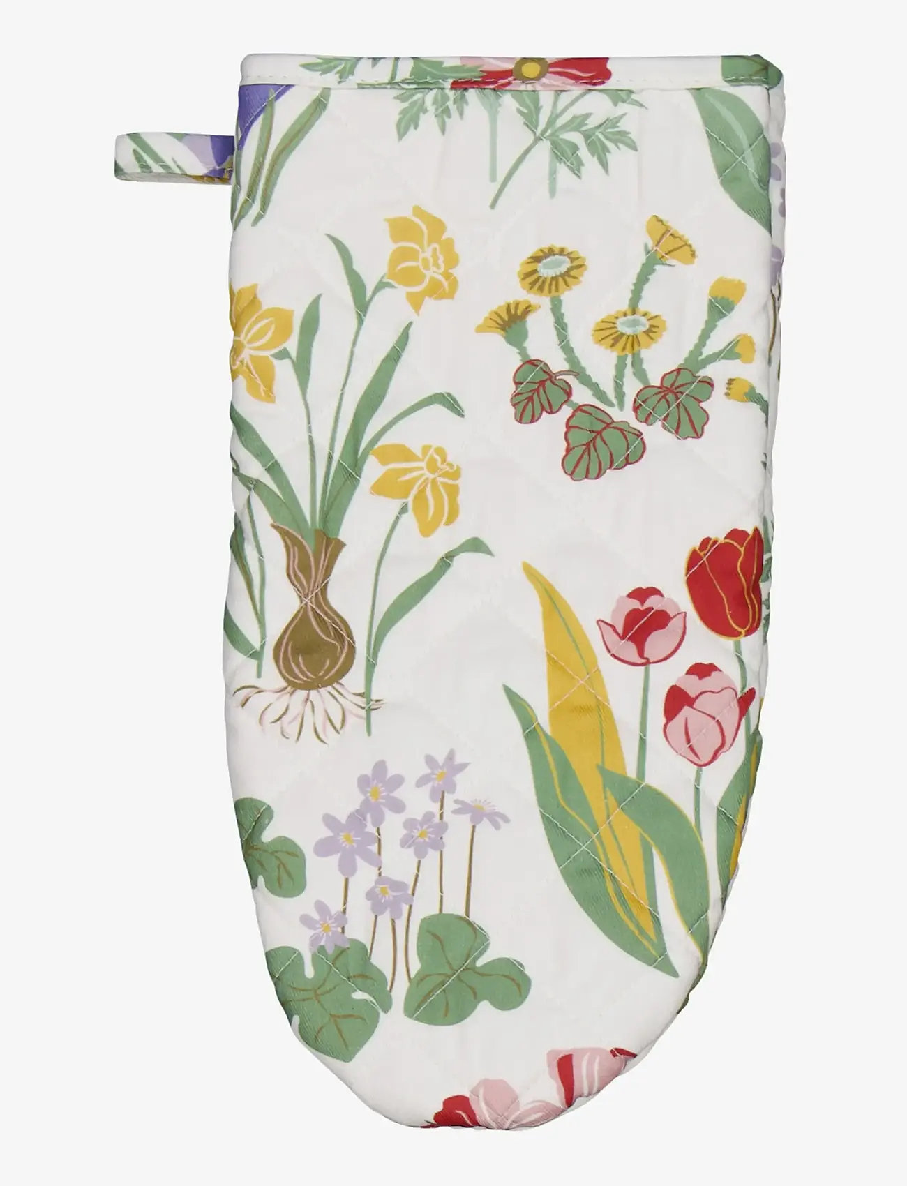 Noble House - OVEN GLOVE FROG SPRING FLOWER - ofenhandschuhe & topflappen - white - 1