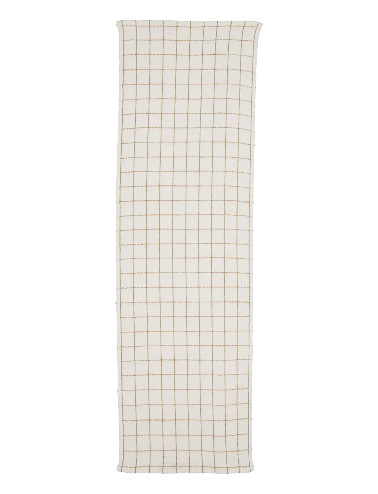 NOBLE HOUSE Løber I Jute, Karet, Offwhite, 35X110 Cream - 35X110CM - Unisex