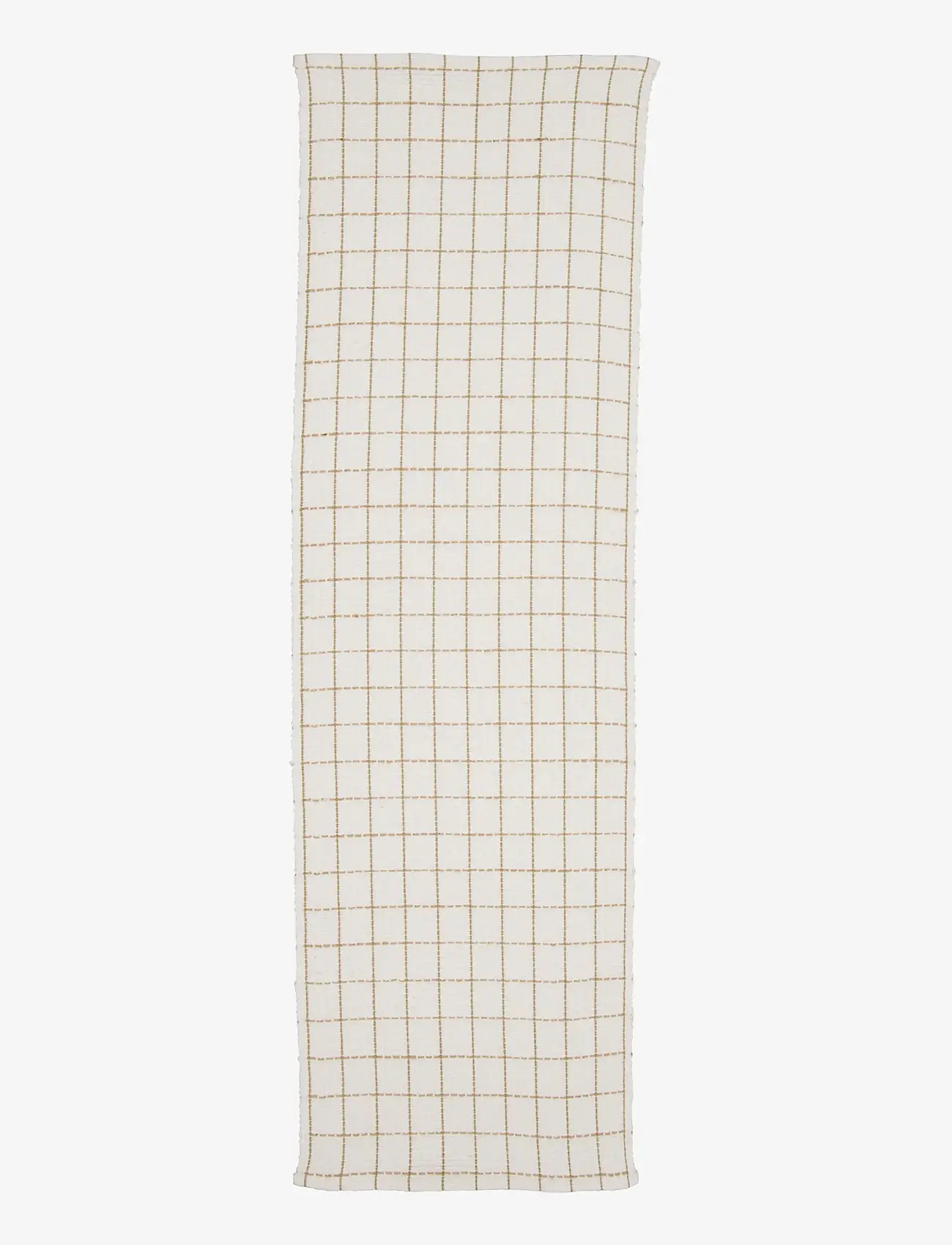 Noble House - LÖPARE JUTE CHECK OFFWHITE 35X110 - dukar & löpare - offwhite - 1