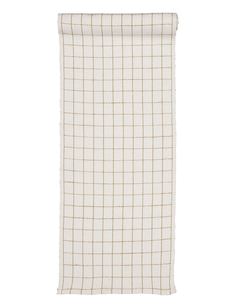 Noble House - RUNNER JUTE CHECK LONG - die niedrigsten preise - offwhite - 0