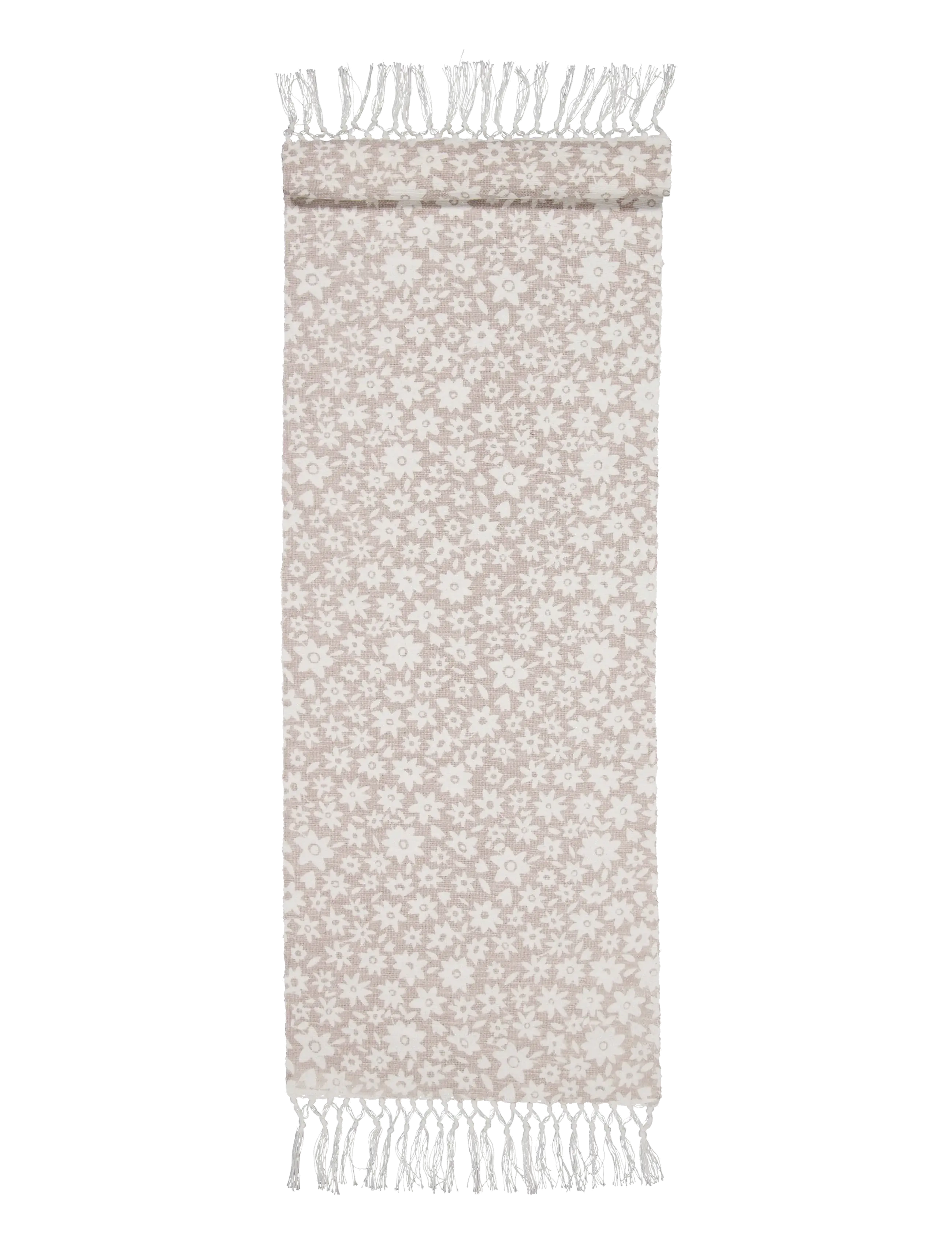 NOBLE HOUSE Løber Mia Long L.beige 40X140 Beige - 40X140CM - Unisex