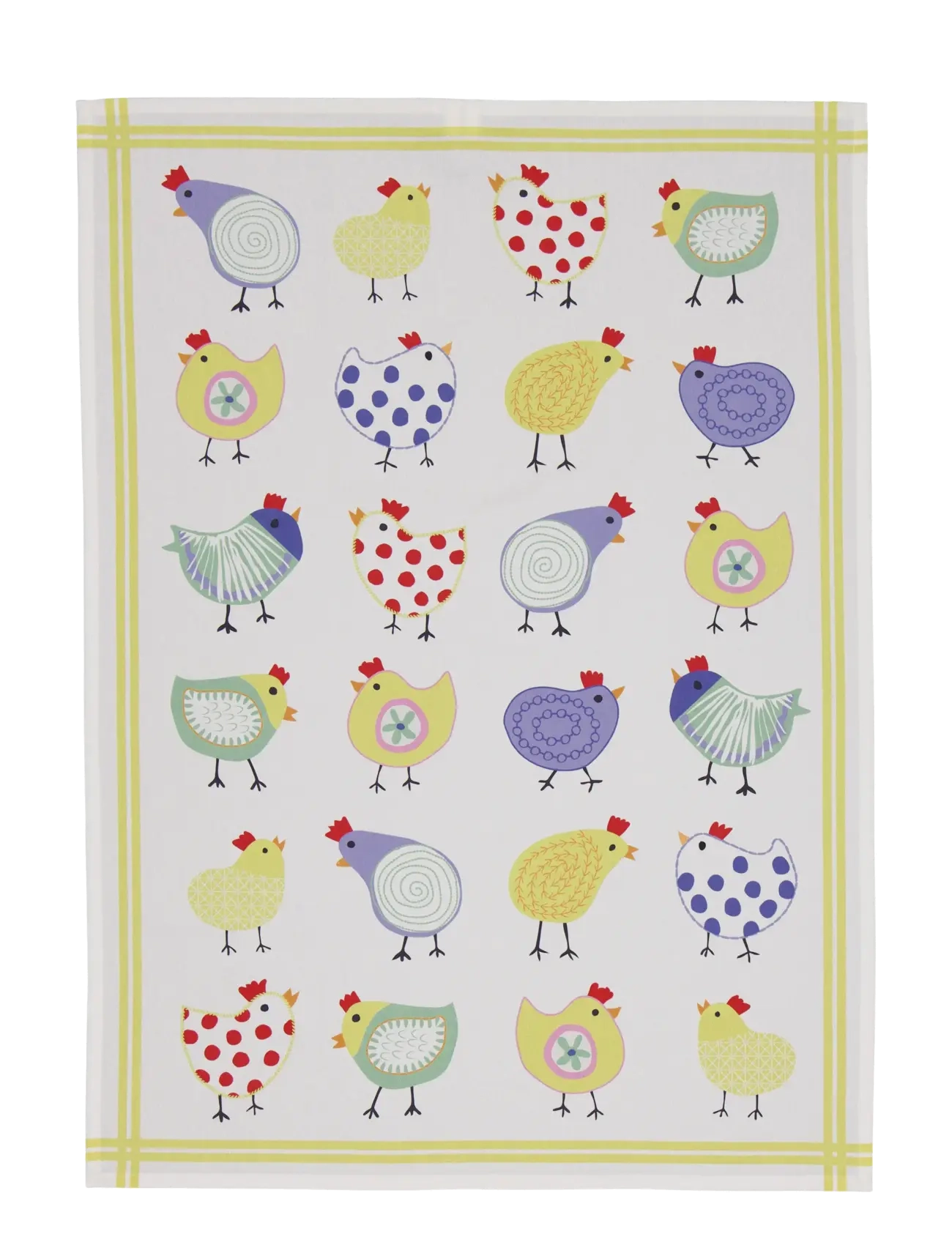 Noble House KÖKSHANDDUK EASTER VIT 50X70 - Kökshanddukar - WHITE / multi