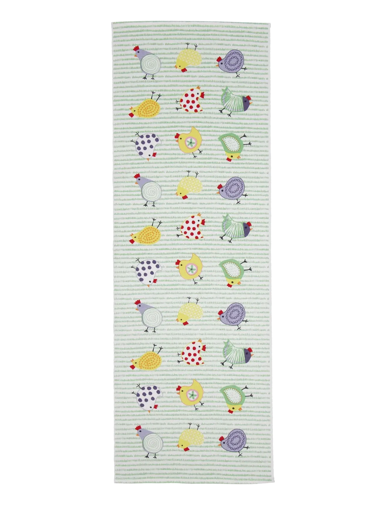 NOBLE HOUSE Løber Easter Hvid 35X110 Patterned - 35X110CM - Unisex