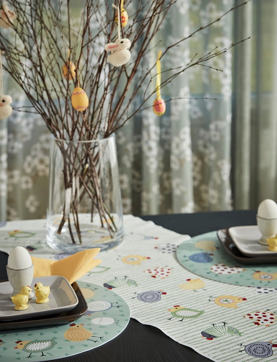 Noble House - RUNNER EASTER - die niedrigsten preise - white - 1