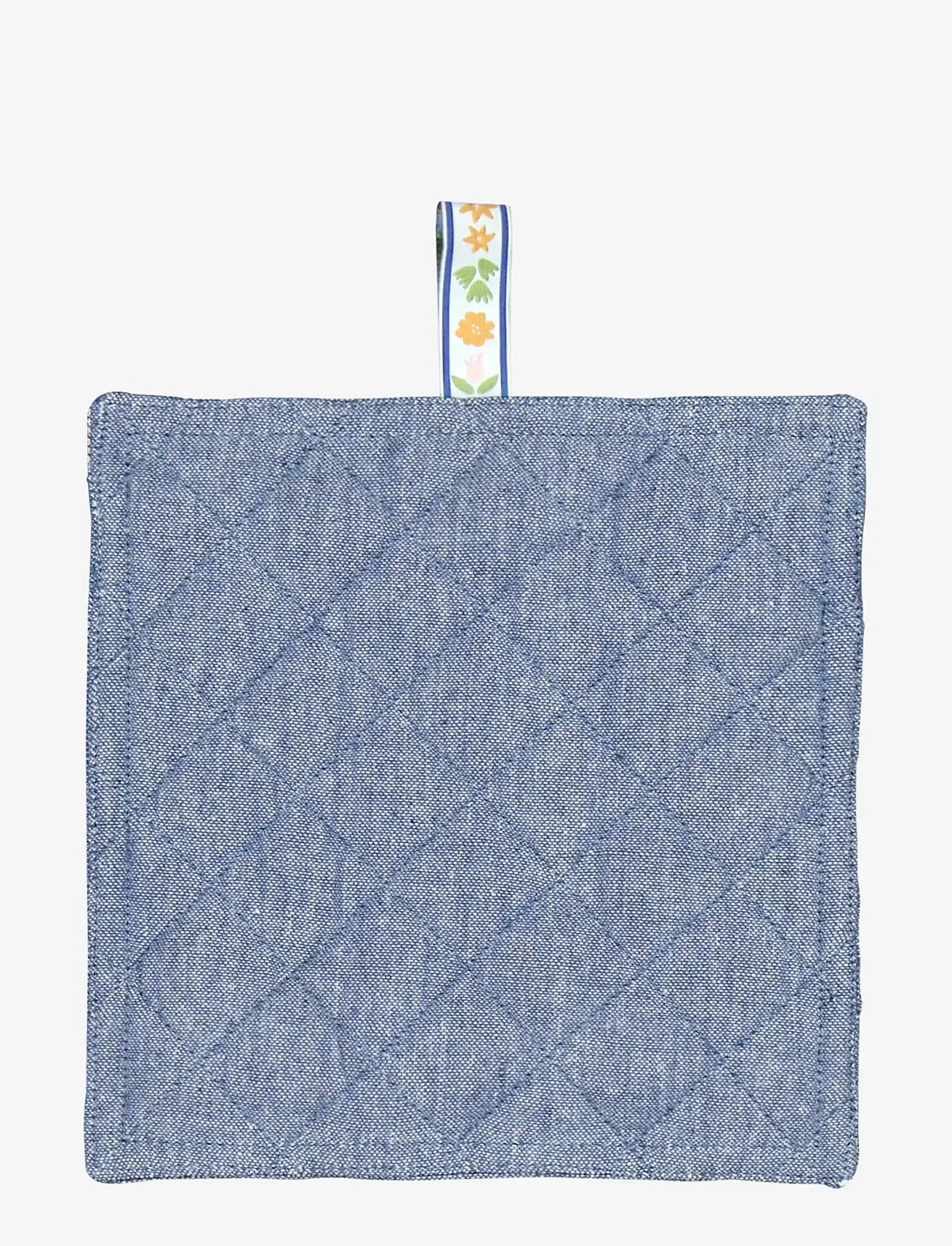 Noble House - GRYTLAPP GRS BLÅ 20x20 - grytlappar & grytvantar - blue - 1