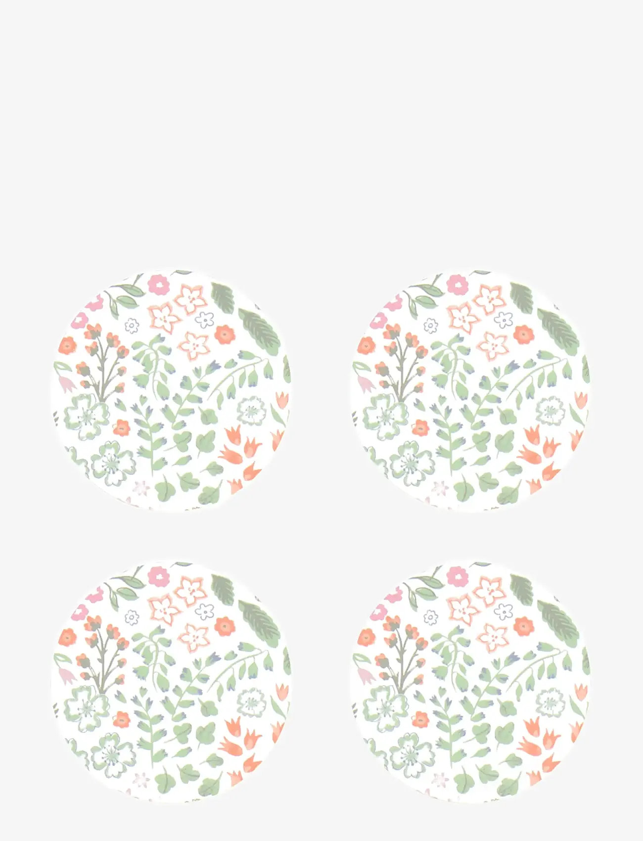 Noble House - COASTER CORC KARIN ROUND 4-P - pure white - 1