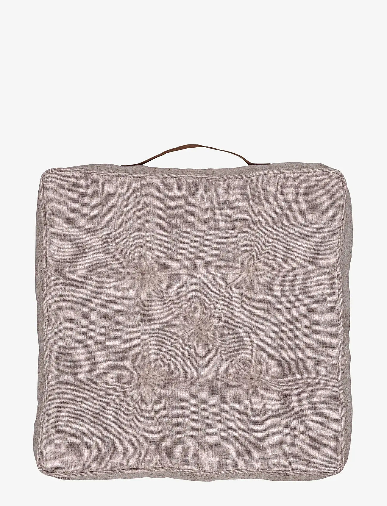 Noble House - CHAIR PAD ADRIAN BOX - stoel kussen - cognac - 1