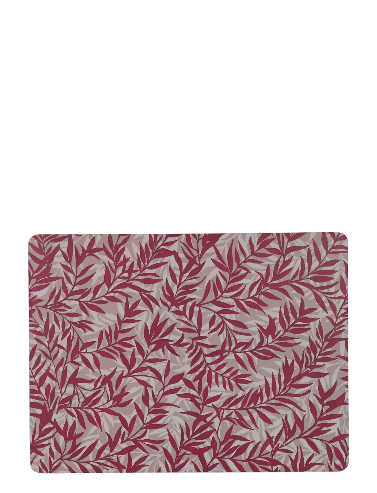 Noble House PLACE MAT LEAF CORC, RED 30X40 CM - Deckchen - RED / red