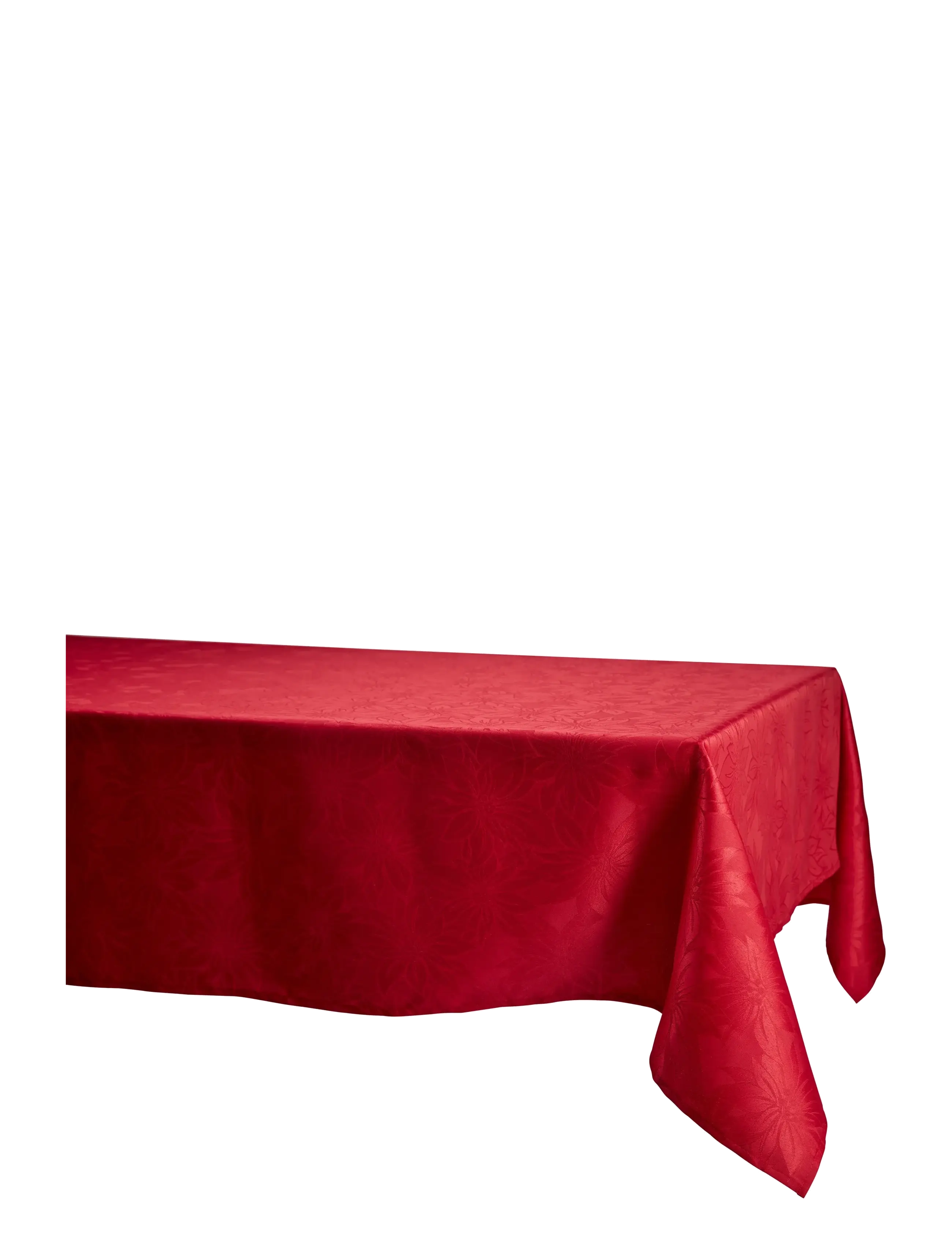 Noble House DUK JAQUARD RØD 140x240 - Tekstiler - RED / red