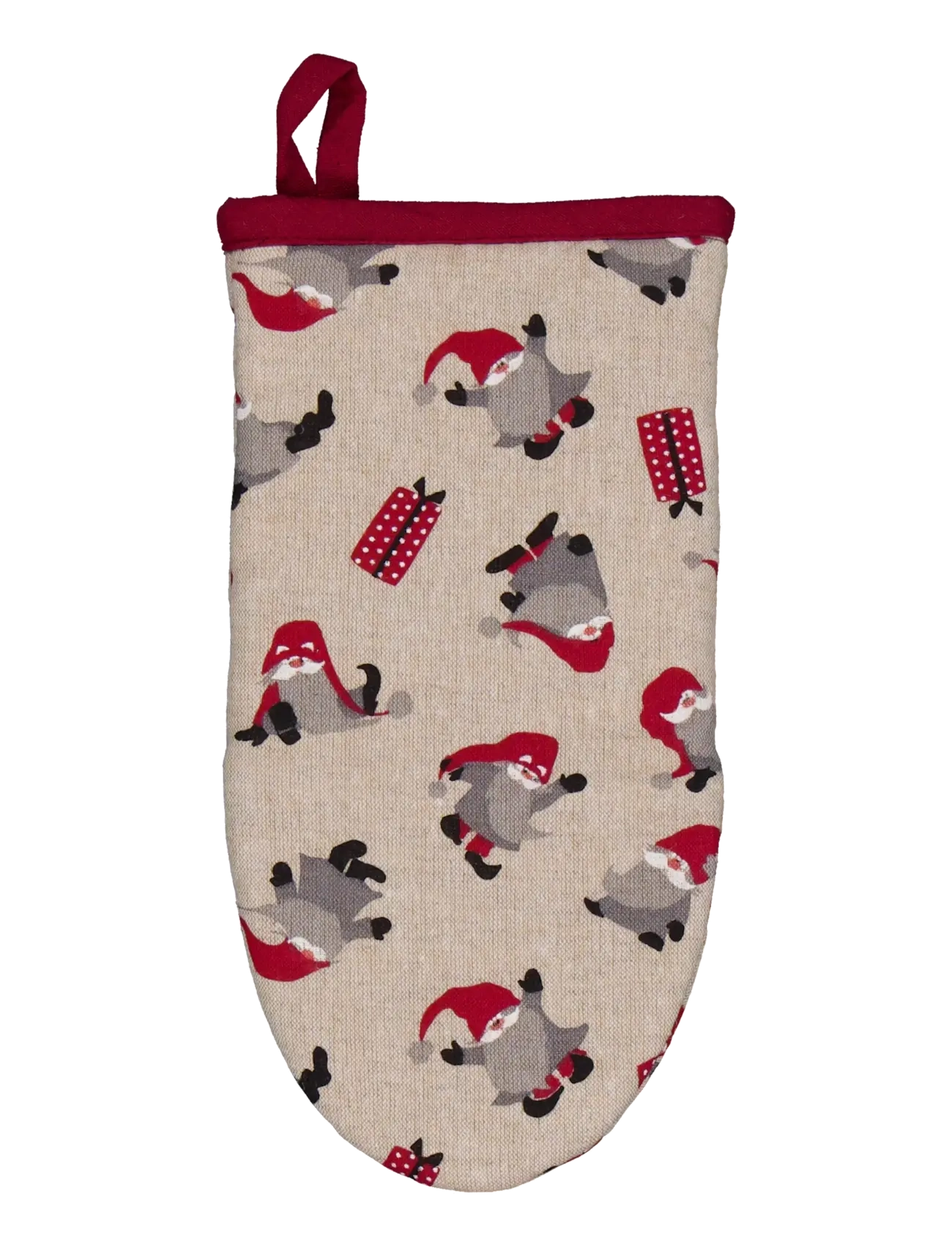 Noble House OVNHANDSKER G NOEL F JULERØD 15x30 - Tekstiler - SAVVY RED / red