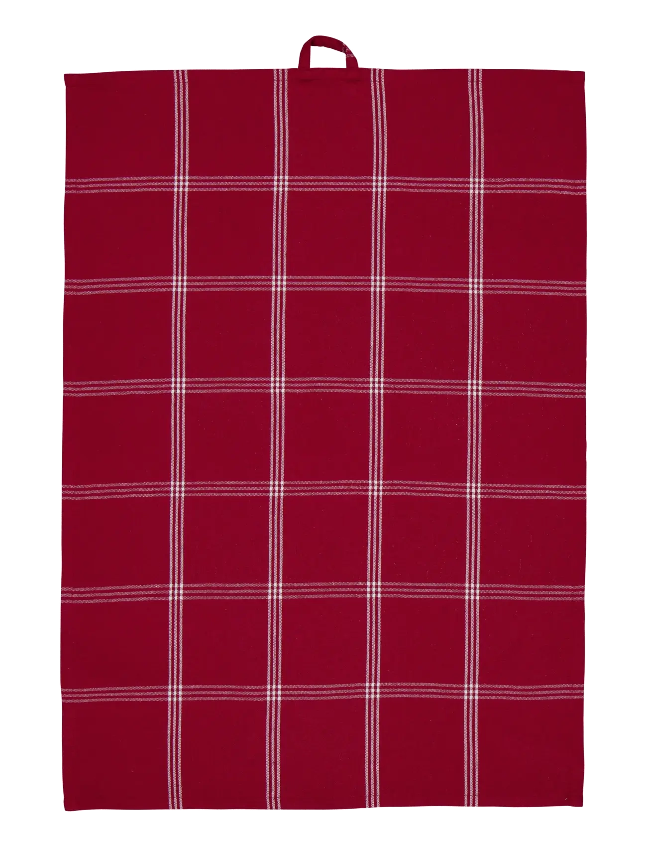 Noble House KØKKENHÅNDKLÆDE CHECK HVID 50x70 - Tekstiler - SAVVY RED / red