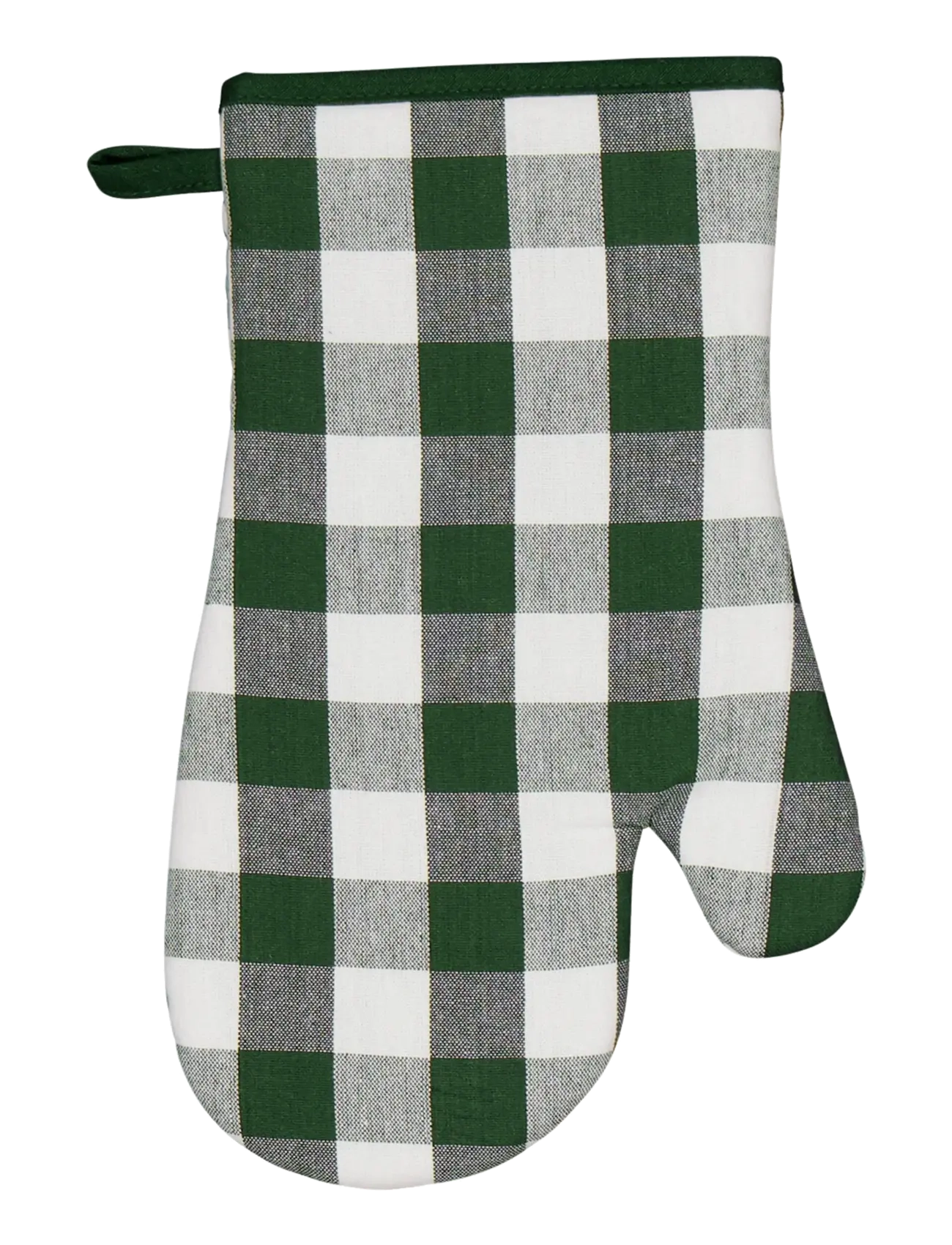 Noble House OVNHANDSKER, RUT, GRØN, 15x30 - Tekstiler - GREEN / green