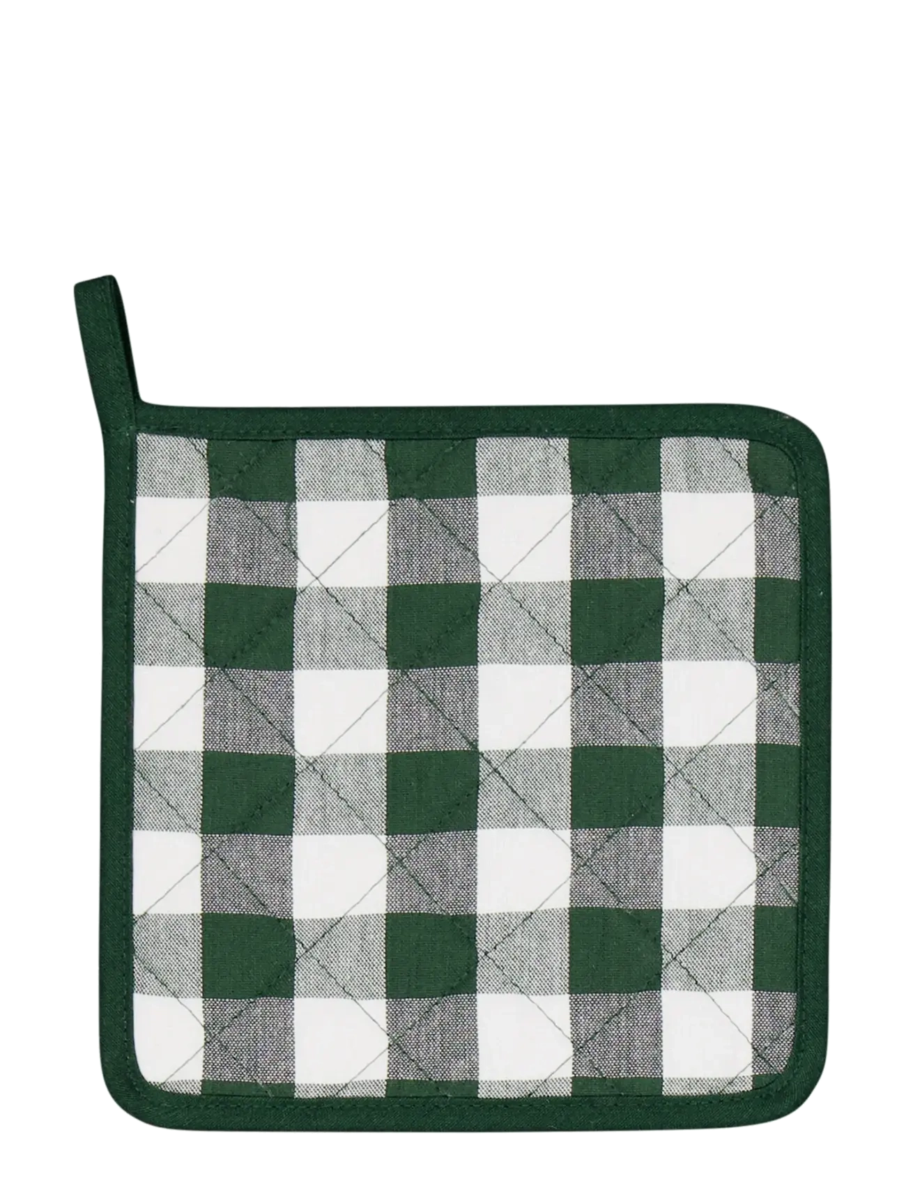 Noble House GRYDELAP RUT GRØN 20x20 - Tekstiler - GREEN / green