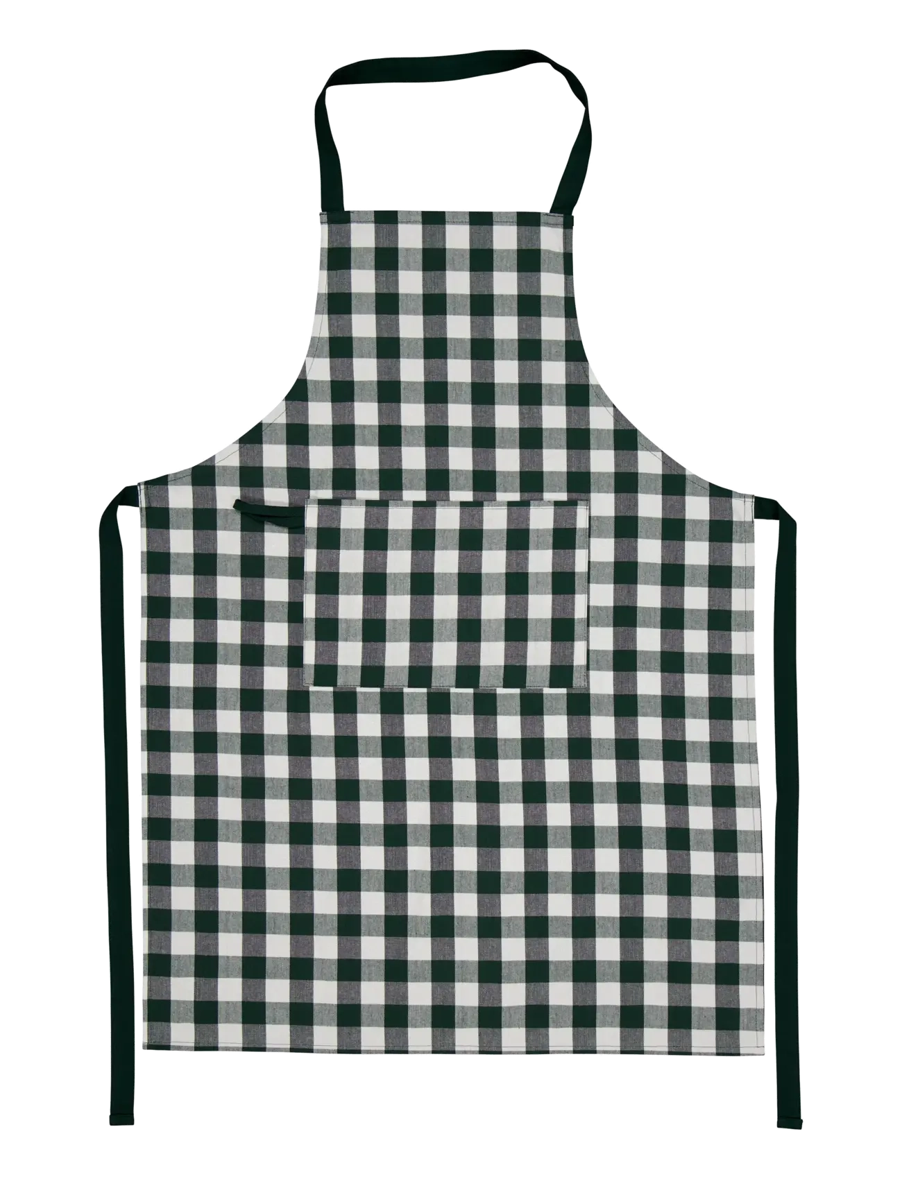 Noble House FORKLÆDE, RUTET, GRØNT, 65x90 - Tekstiler - GREEN / green