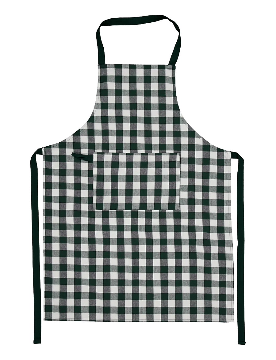 Noble House - APRON RUT, GREEN 65X90 CM - weihnachtstextilien - green - 1