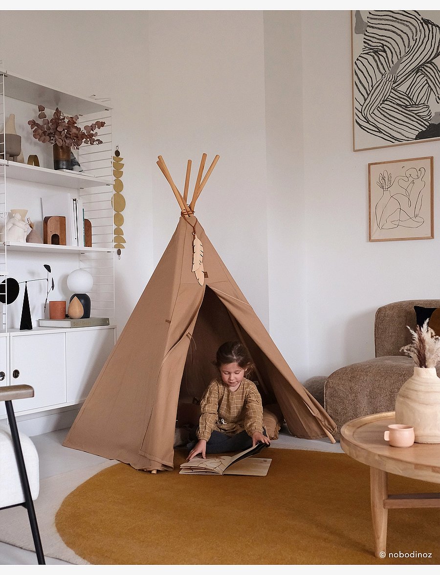 NOBODINOZ - NEVADA TIPI 152X120 - lektält & lektunnlar - fawn - 1