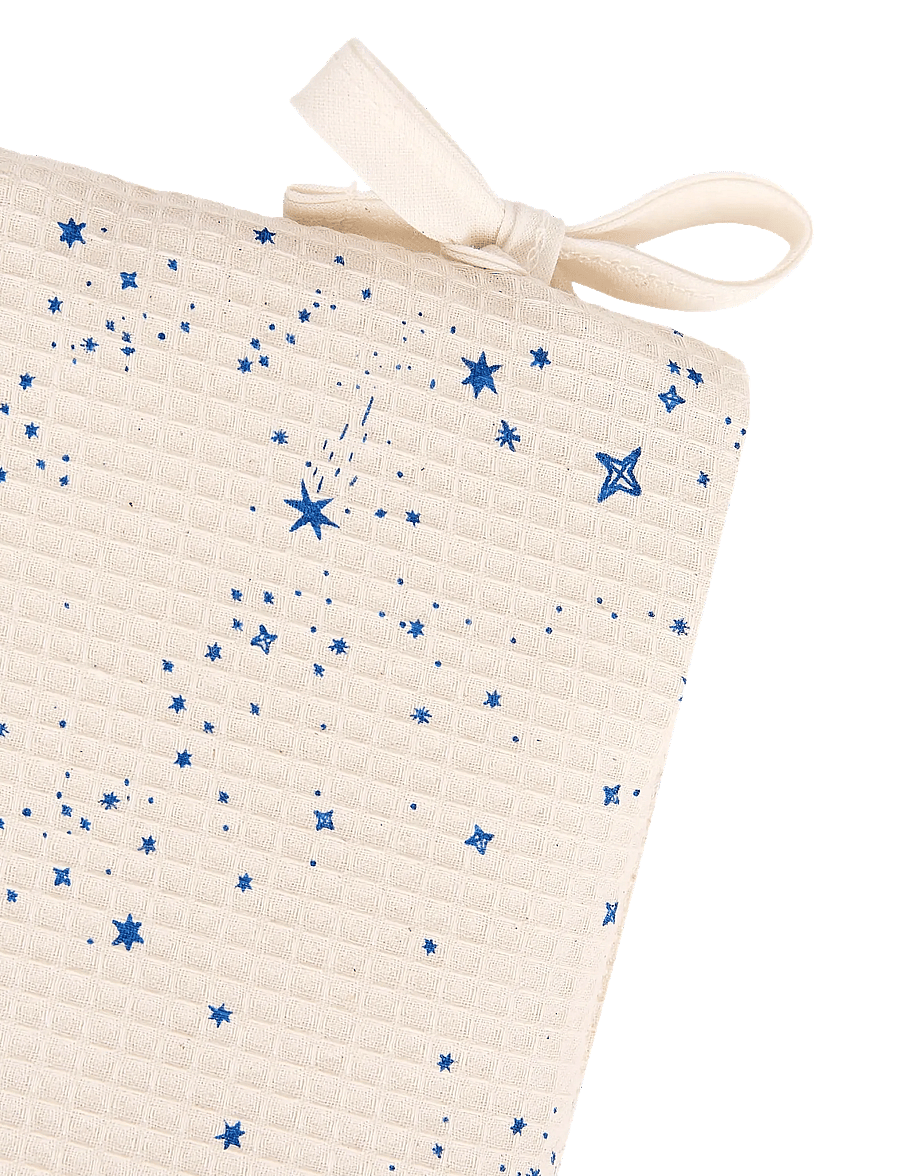 NOBODINOZ - Cot bumper Nest Opera - sengerande - blue milky way - 1