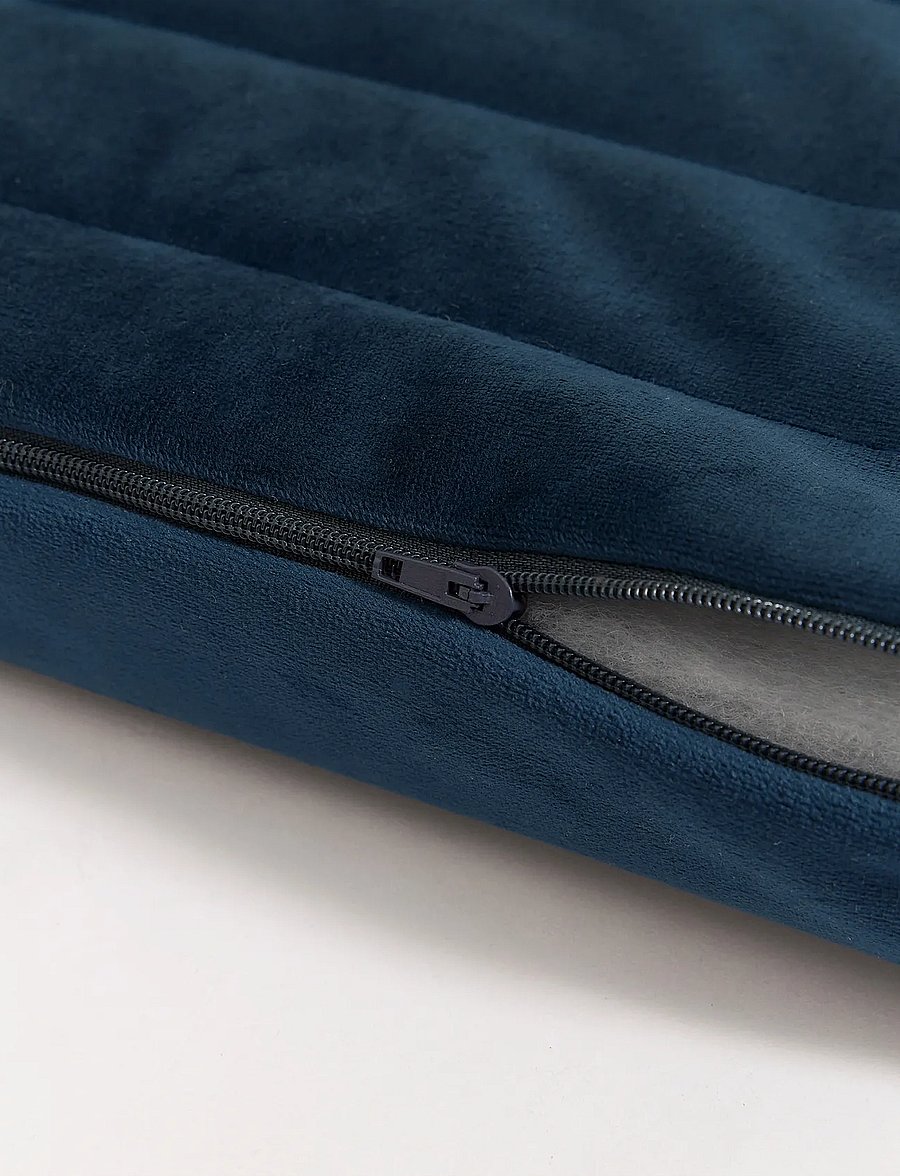 NOBODINOZ - ZANZIBAR VELVET MATTRESS 120X60X4 - tapis d'éveil & tapis de jeu - night blue - 2