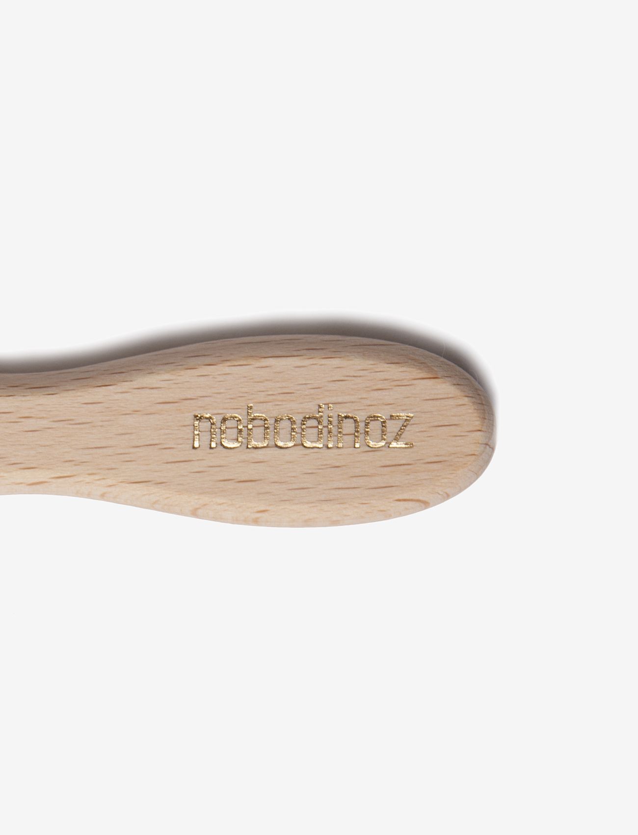 NOBODINOZ - EXTRA SOFT BABY BRUSH 15X3.9 - brush & comb - natural - 2