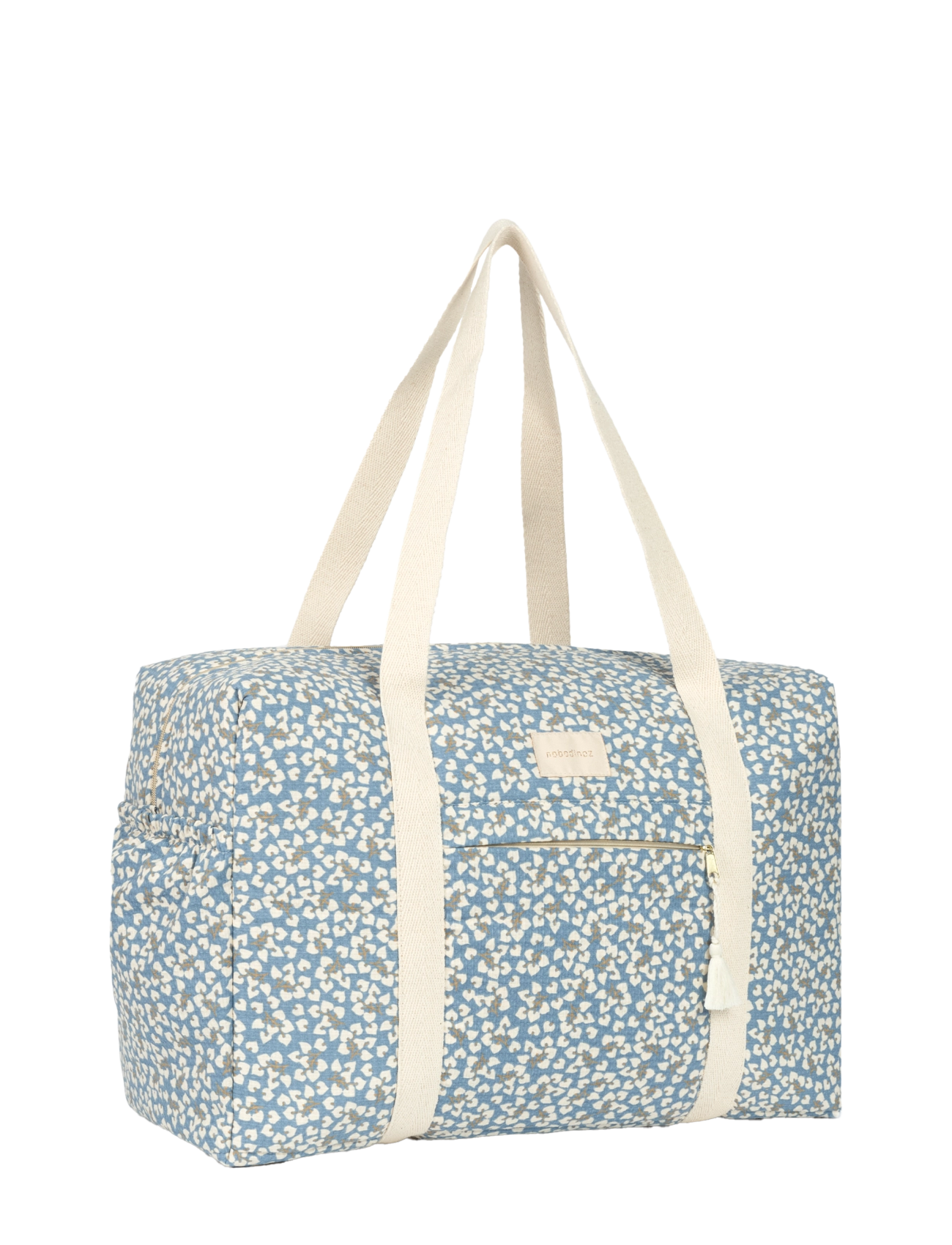 NOBODINOZ - OPERA WATERPROOF MATERNITY BAG 46X29X20 - blue yumiko - 3