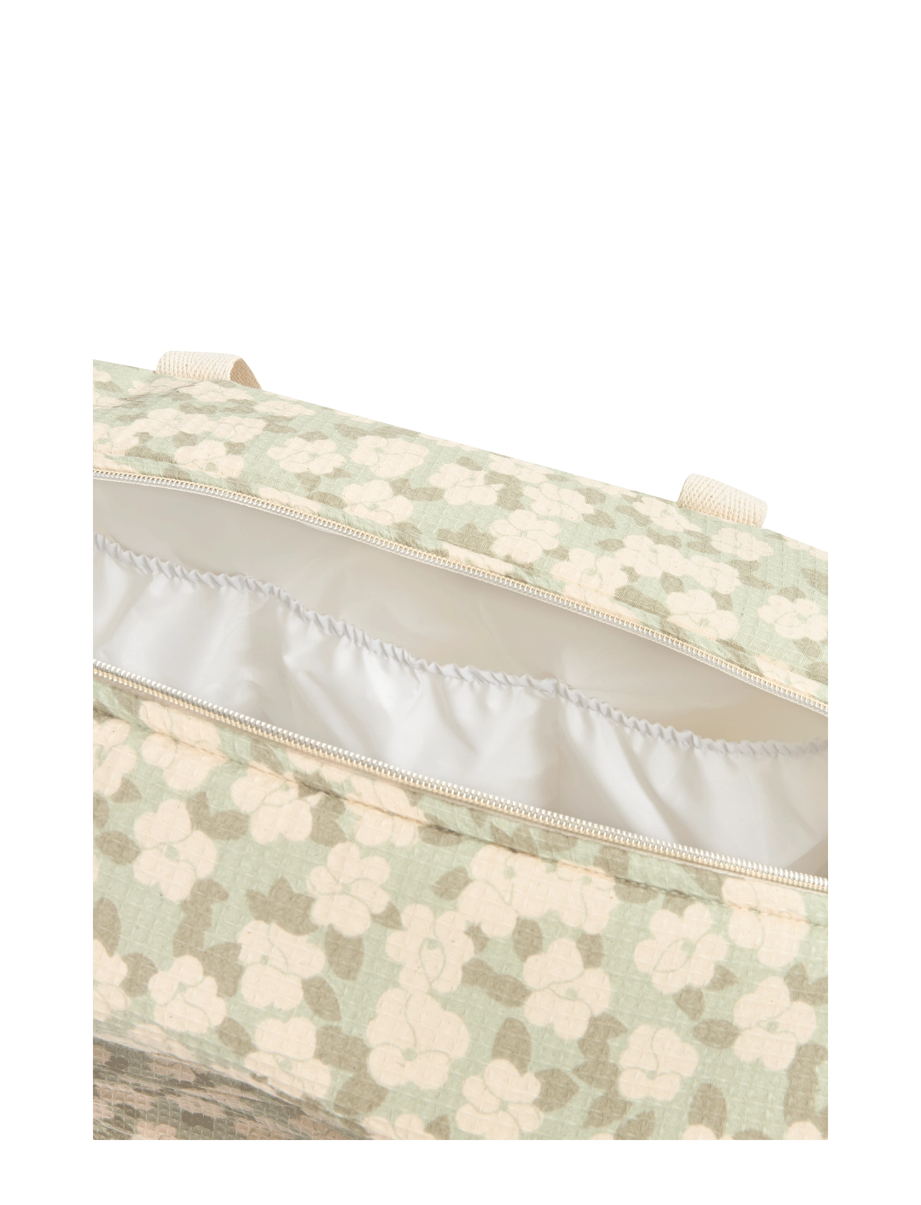 NOBODINOZ - OPERA WATERPROOF MATERNITY BAG 46X29X20 - pusletasker - green sakura - 5