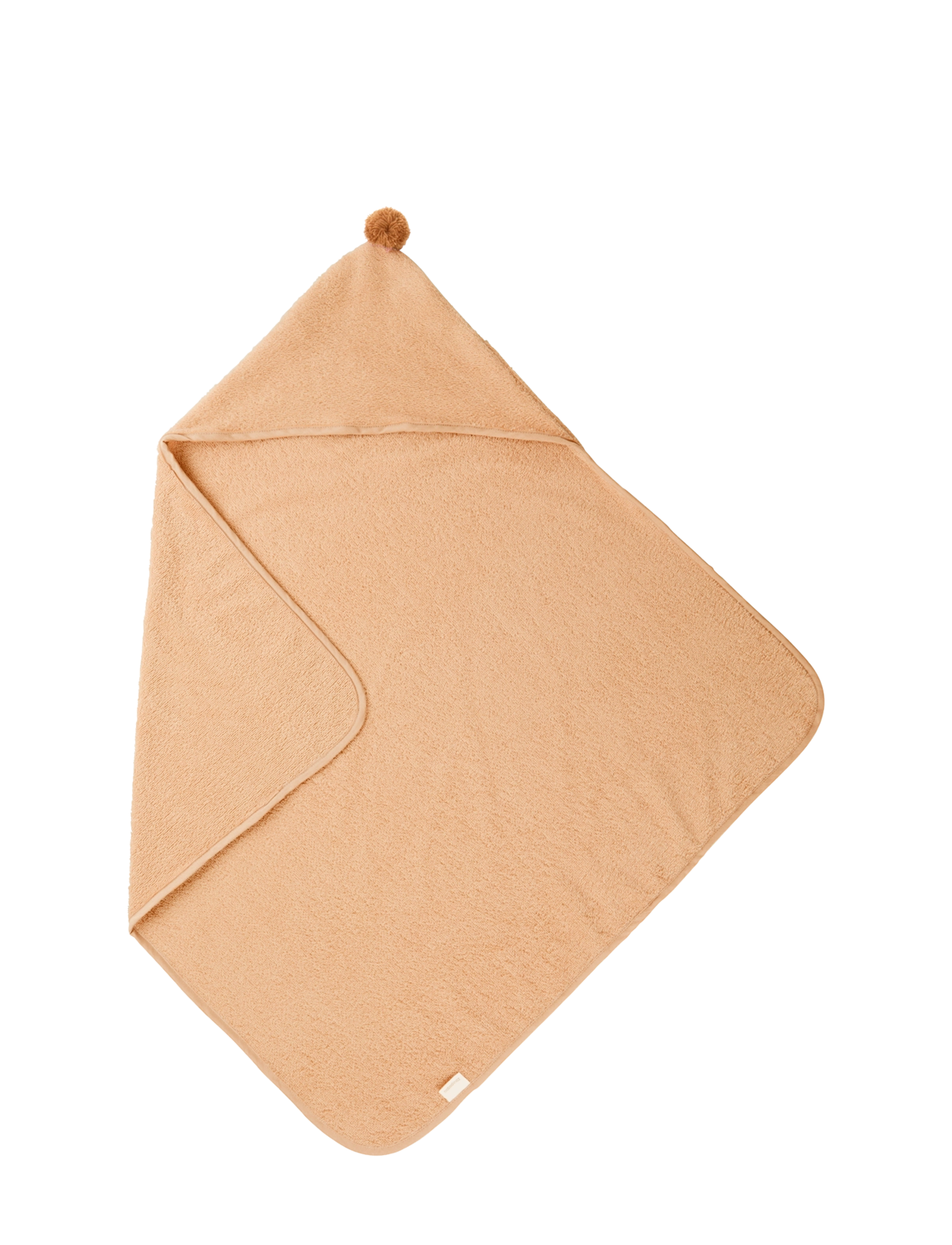 NOBODINOZ - SO CUTE BABY BATH CAPE73X73 - camel - 1