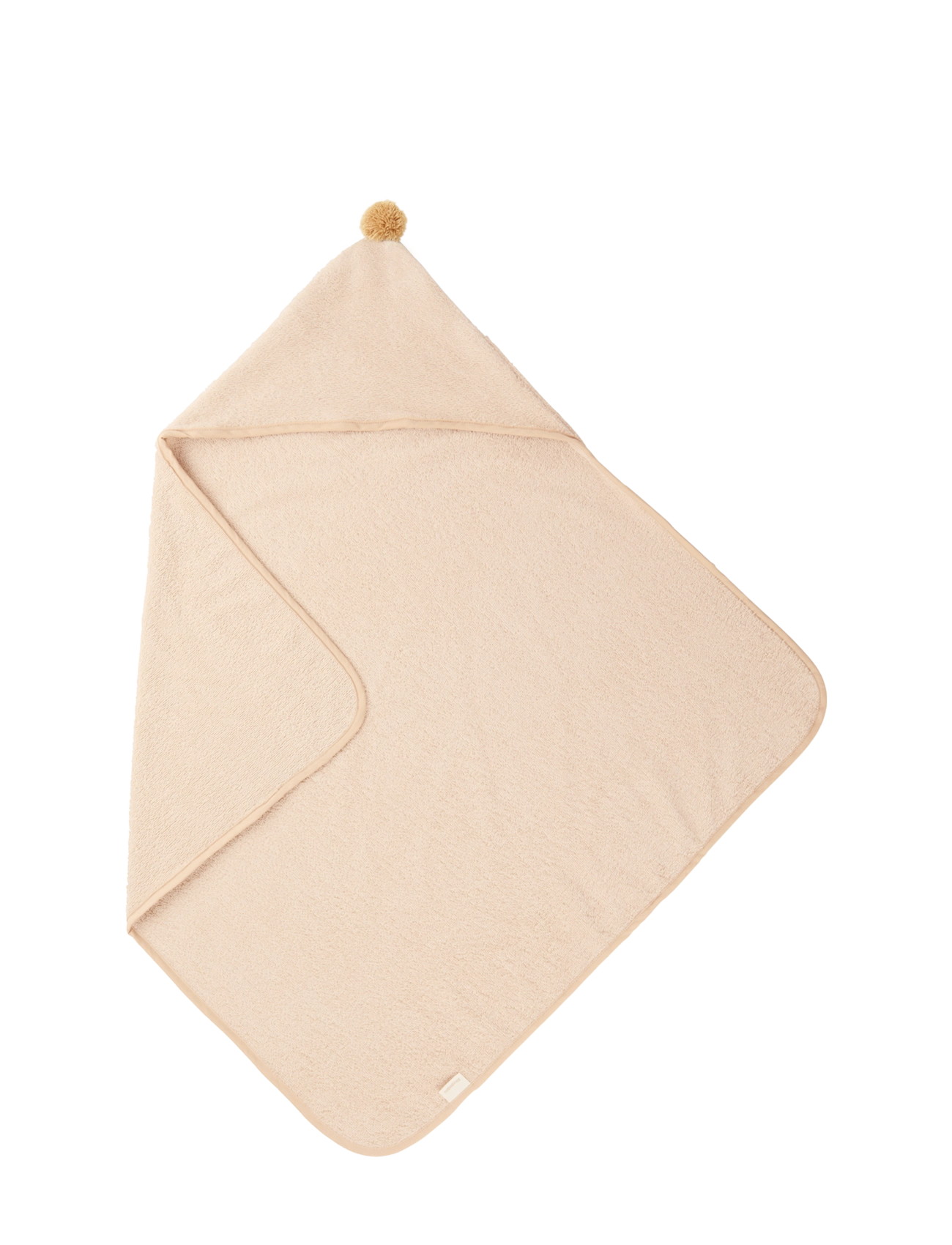 NOBODINOZ - SO CUTE BABY BATH CAPE73X73 - latte - 1