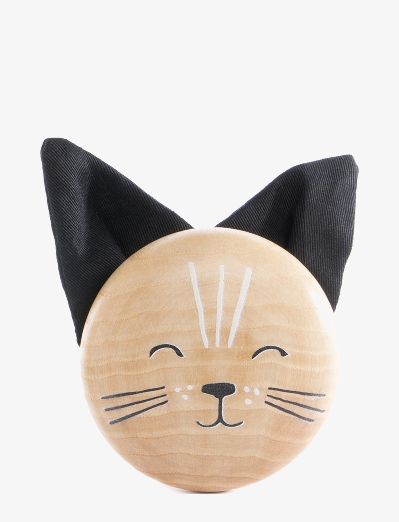 NOBODINOZ Cat Wall Hanger, One Size, Storage, Creme - Hooks & Hangers, Kinder