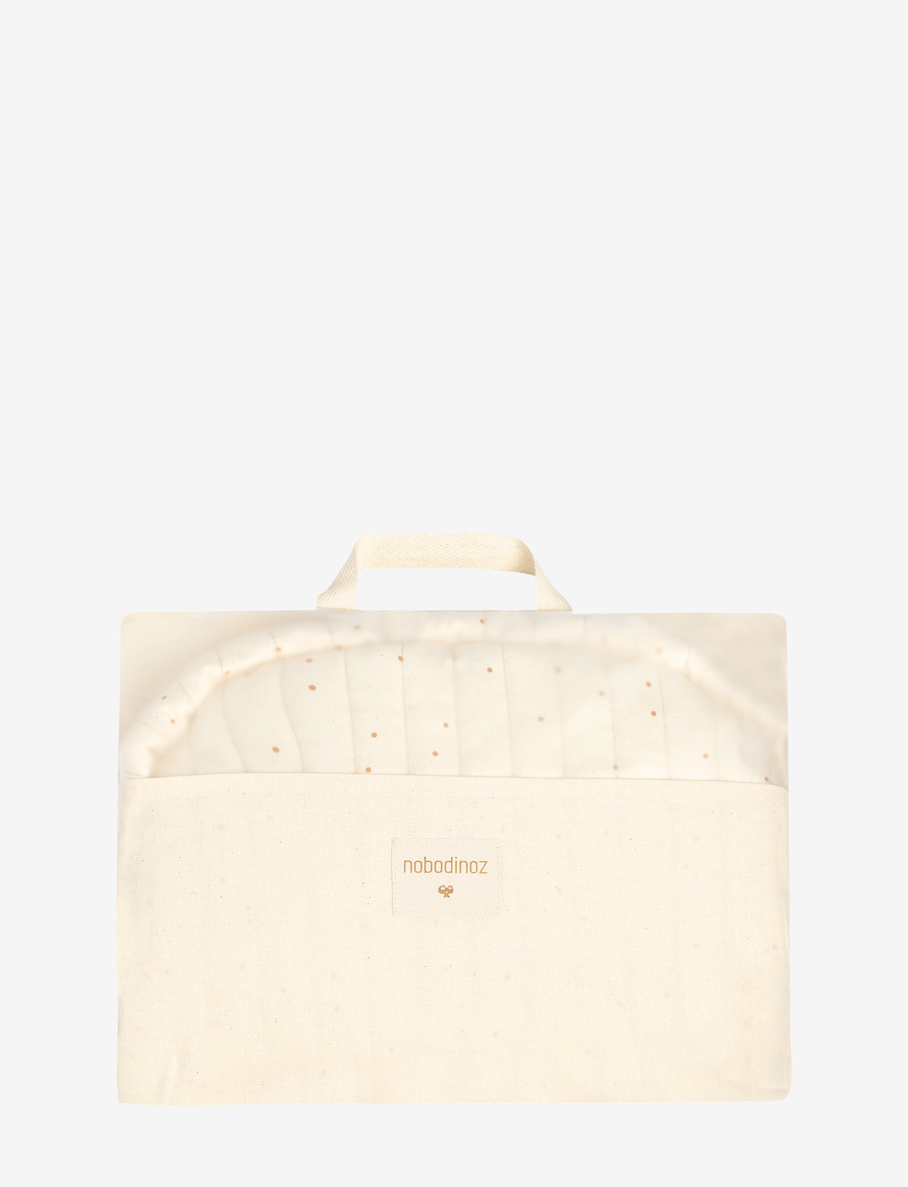 NOBODINOZ - GROWING GREEN HIGH CHAIR CUSHION - chaises et accessoires pour bébés - natural honey sweet dots - 2