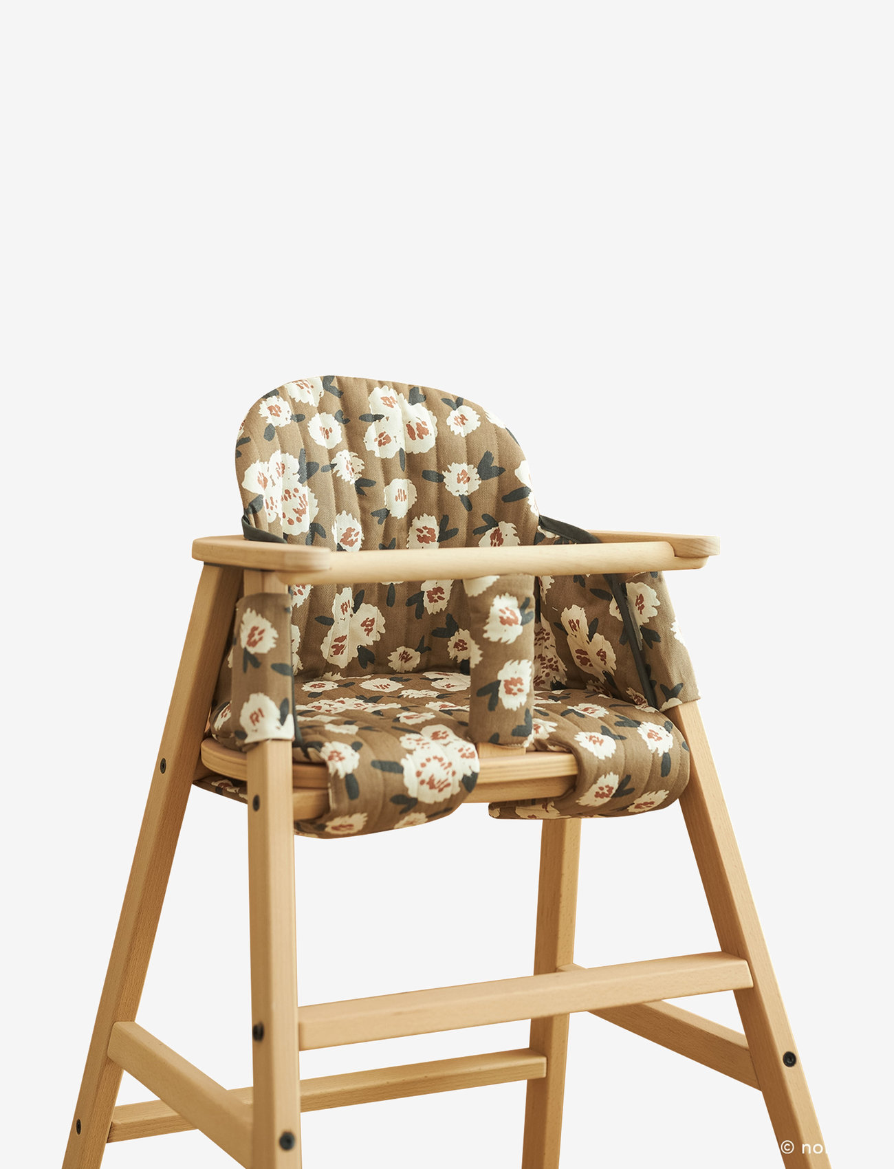 NOBODINOZ - GROWING GREEN HIGH CHAIR CUSHION - babystühle & accessoires - camellia - 0